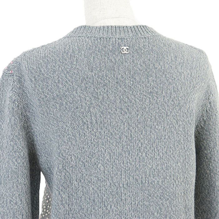 Chanel Chanel CHANEL LOOK27 Cashmere Sweater Textile Tops P73896 DUTY FREE for USA Size ONE SIZE - 13 Thumbnail