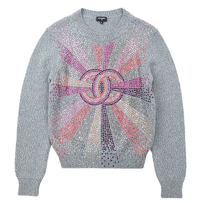 Chanel Chanel CHANEL LOOK27 Cashmere Sweater Textile Tops P73896 DUTY FREE for USA Size ONE SIZE - 8 Thumbnail