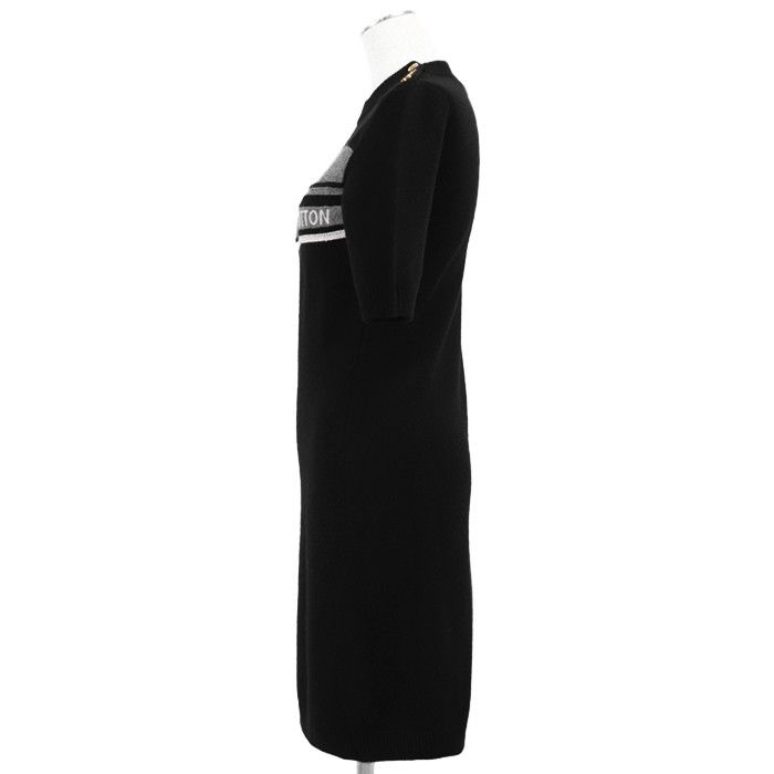 Louis Vuitton Louis Vuitton Louis Vuitton Signature Intarsia Cashmere Dress Textile Dresses DUTY FREE for USA Size ONE SIZE - 13 Thumbnail