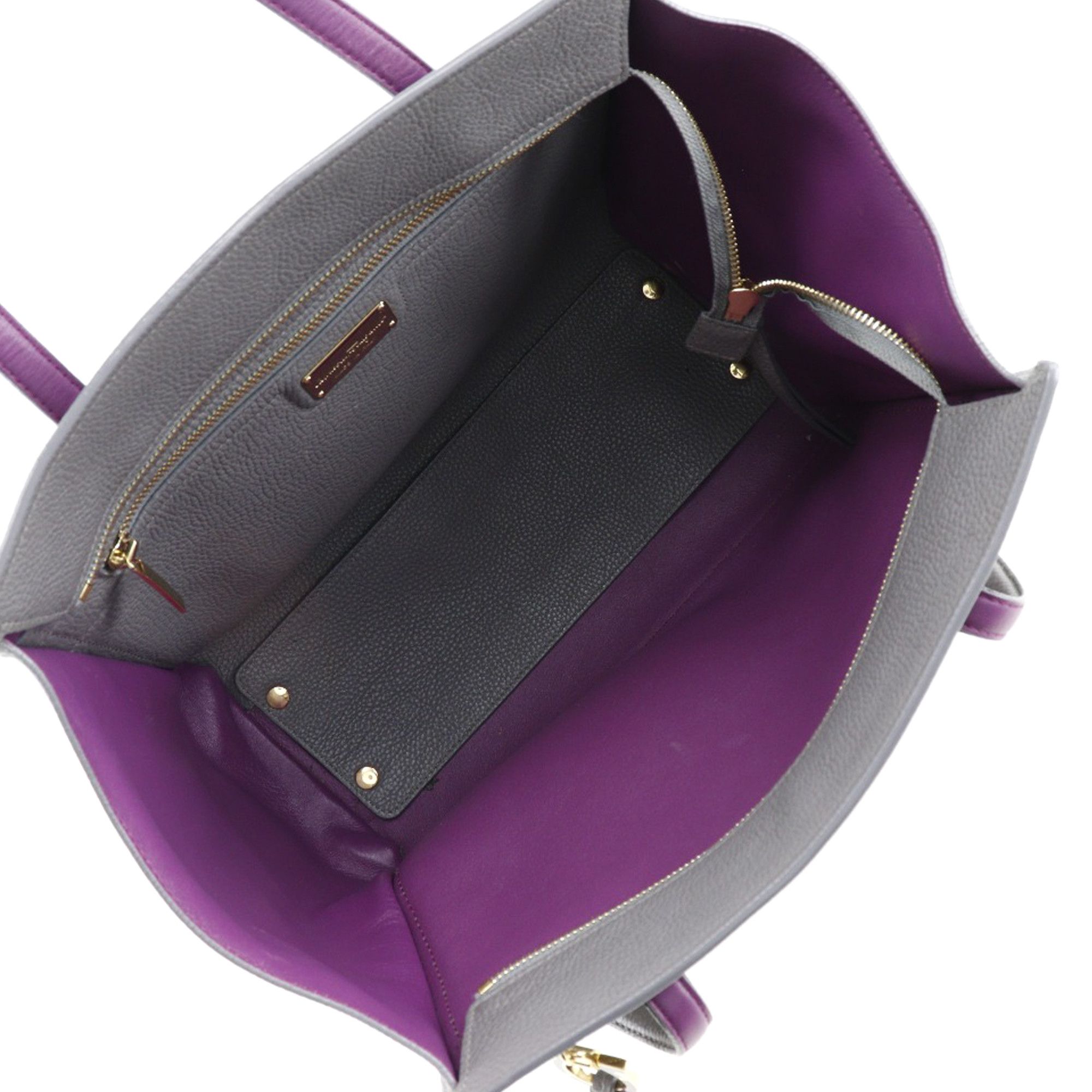 Salvatore Ferragamo Salvatore Ferragamo Medium Pebbled Calfskin Amy Tote Size ONE SIZE - 3 Thumbnail