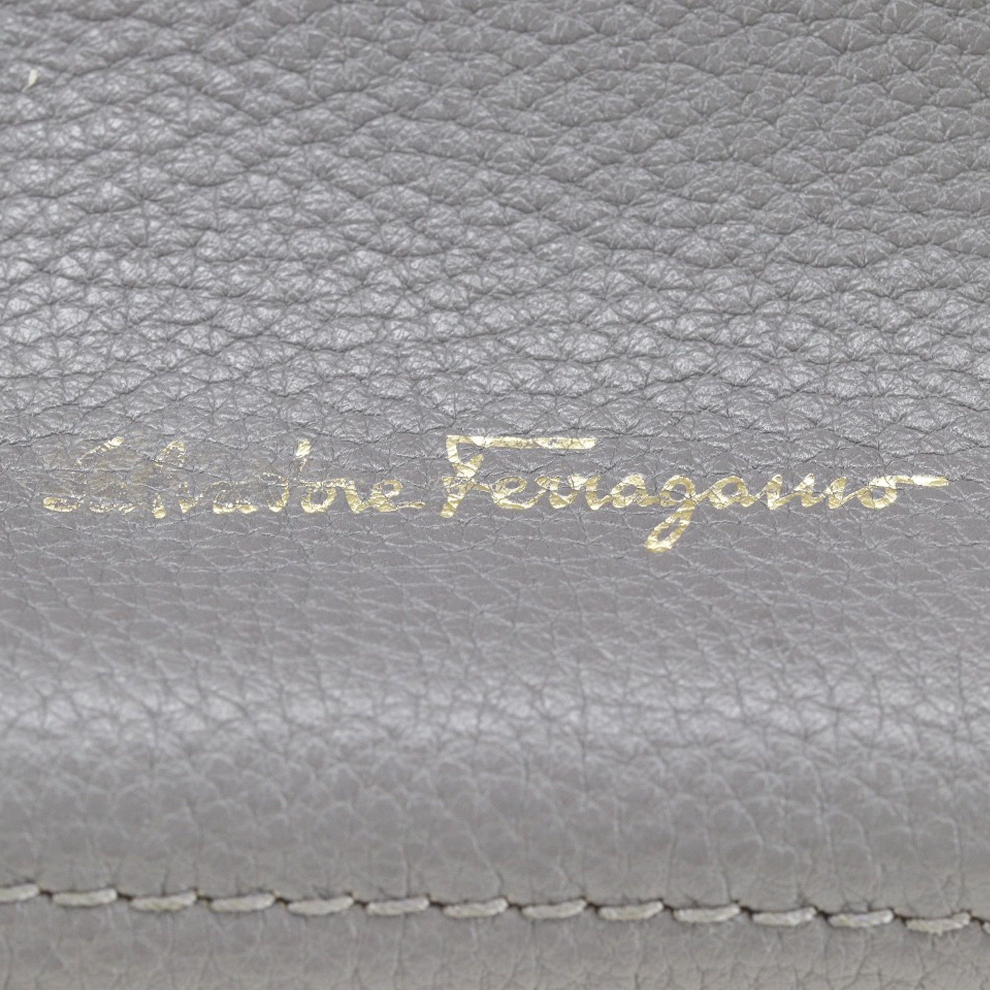 Salvatore Ferragamo Salvatore Ferragamo Medium Pebbled Calfskin Amy Tote Size ONE SIZE - 4 Thumbnail