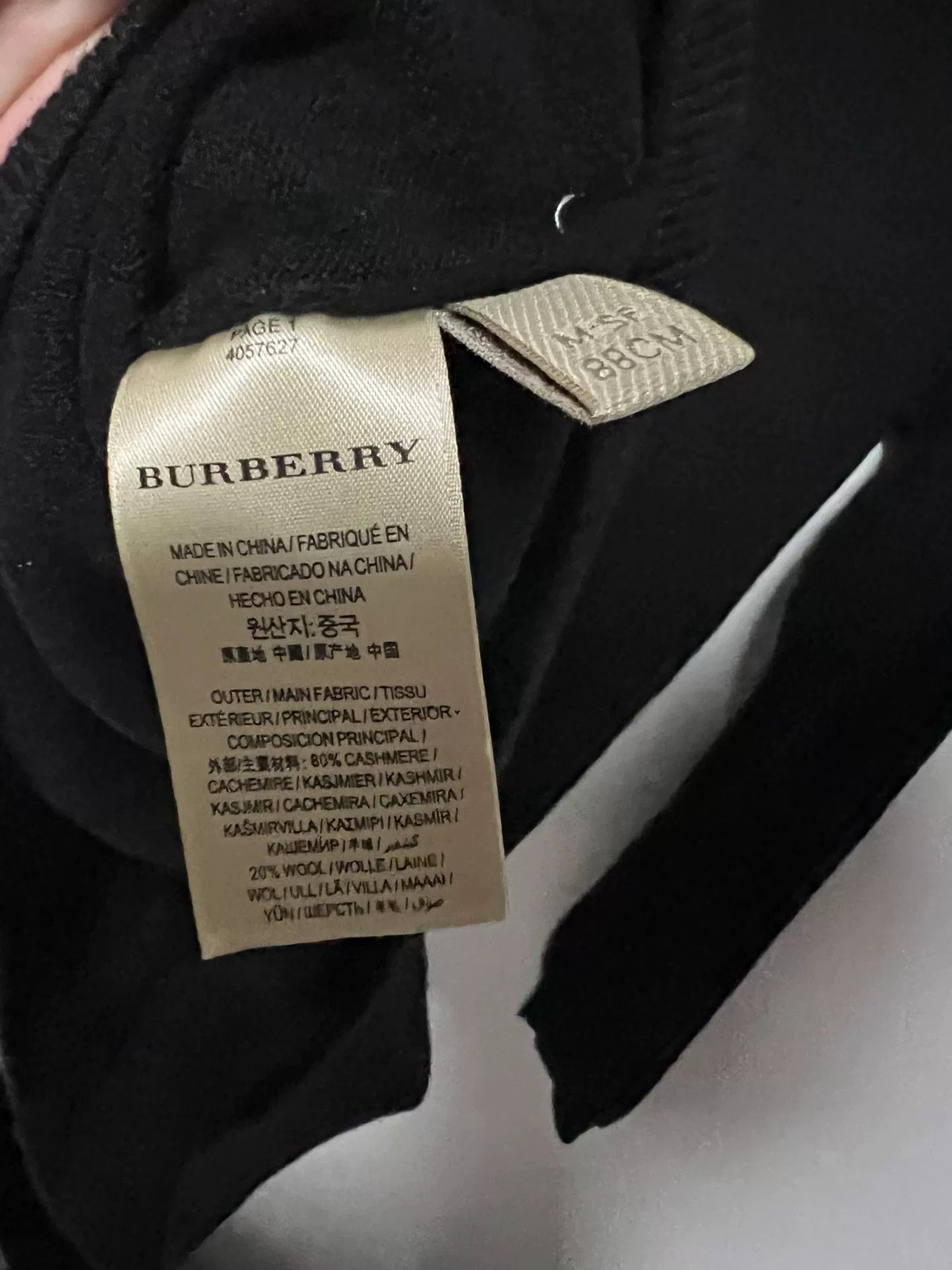 Burberry Burberry Men's Sweater with Embroidery Size US M / EU 48-50 / 2 - 6 Thumbnail