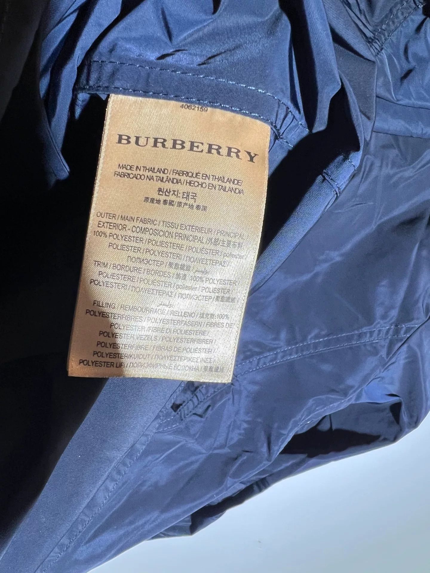 Burberry Burberry Men's Stylish Navy Coat Size US S / EU 44-46 / 1 - 8 Thumbnail