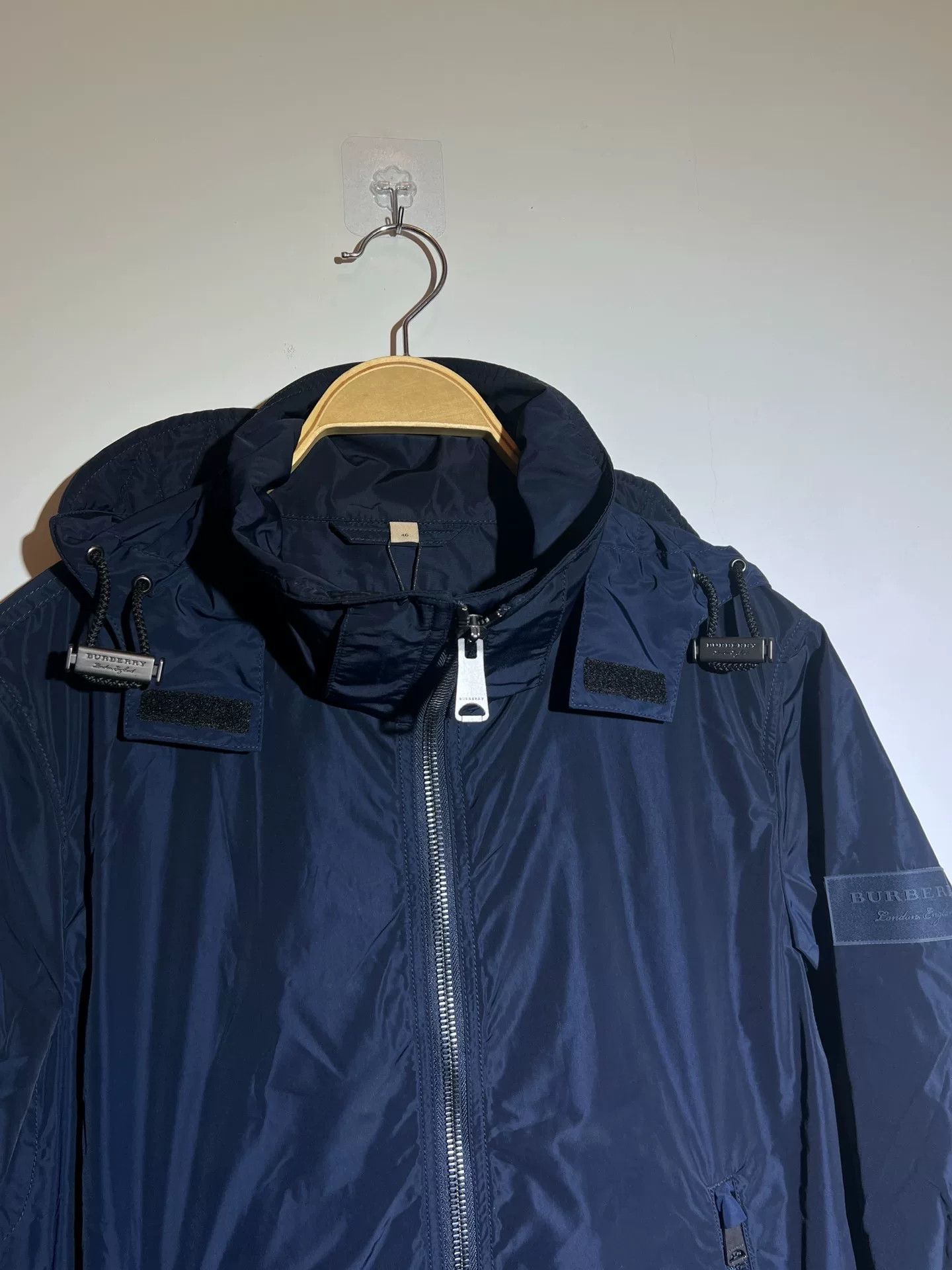Burberry Burberry Men's Stylish Navy Coat Size US S / EU 44-46 / 1 - 2 Thumbnail