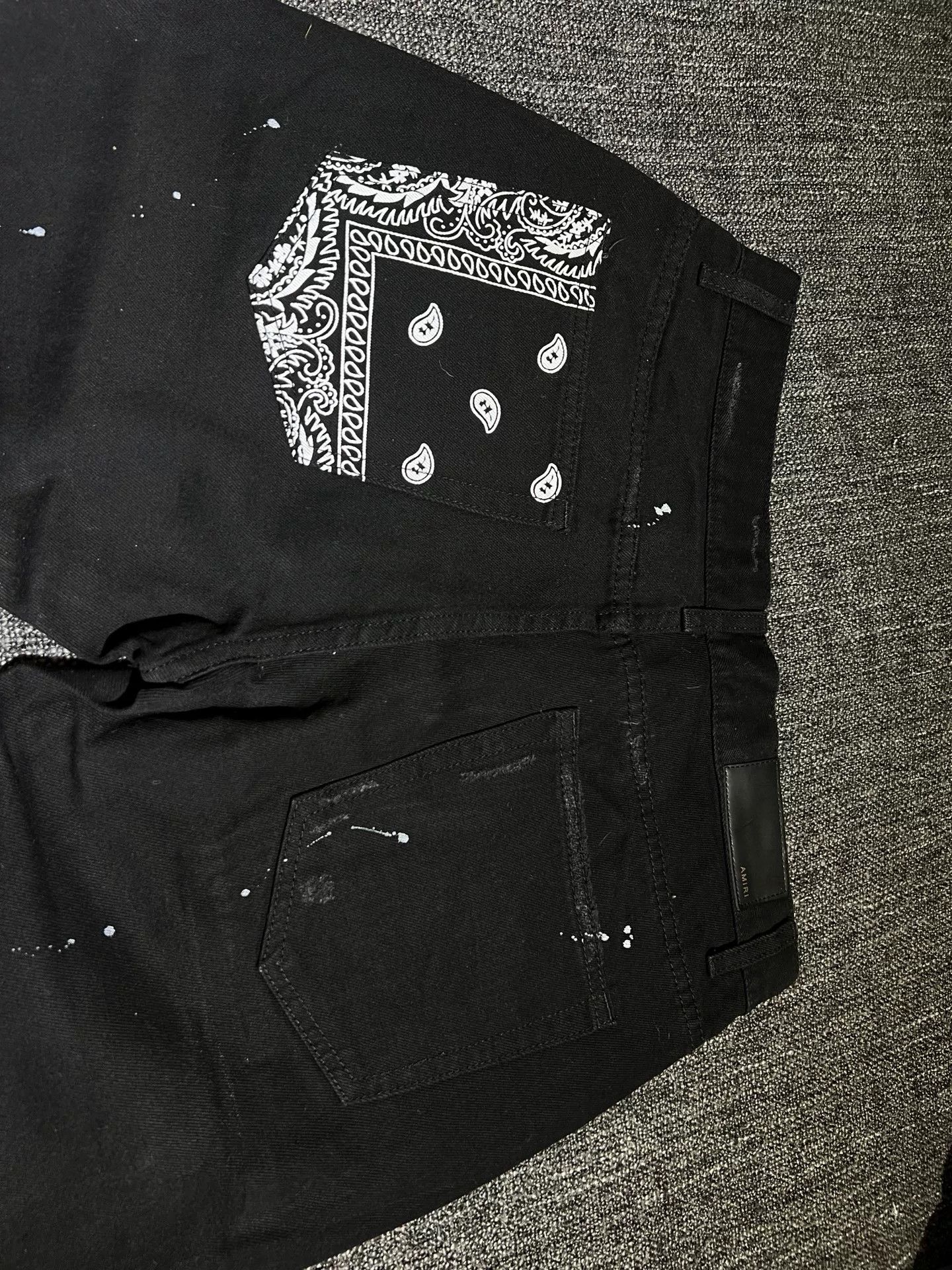 Amiri Amiri Men's Black Denim Jeans Size US 31 - 5 Thumbnail