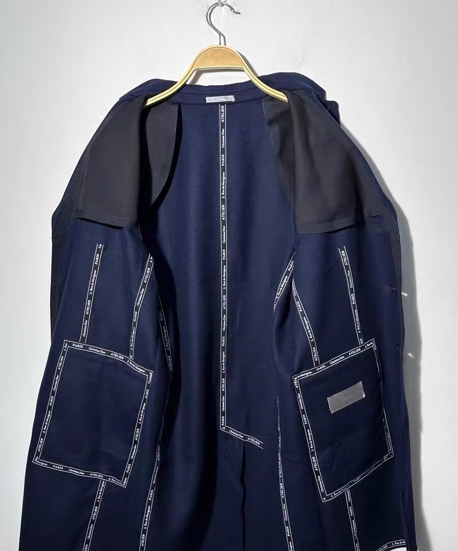 Dior Dior Cashmere Overcoat in Blue Size US L / EU 52-54 / 3 - 7 Thumbnail