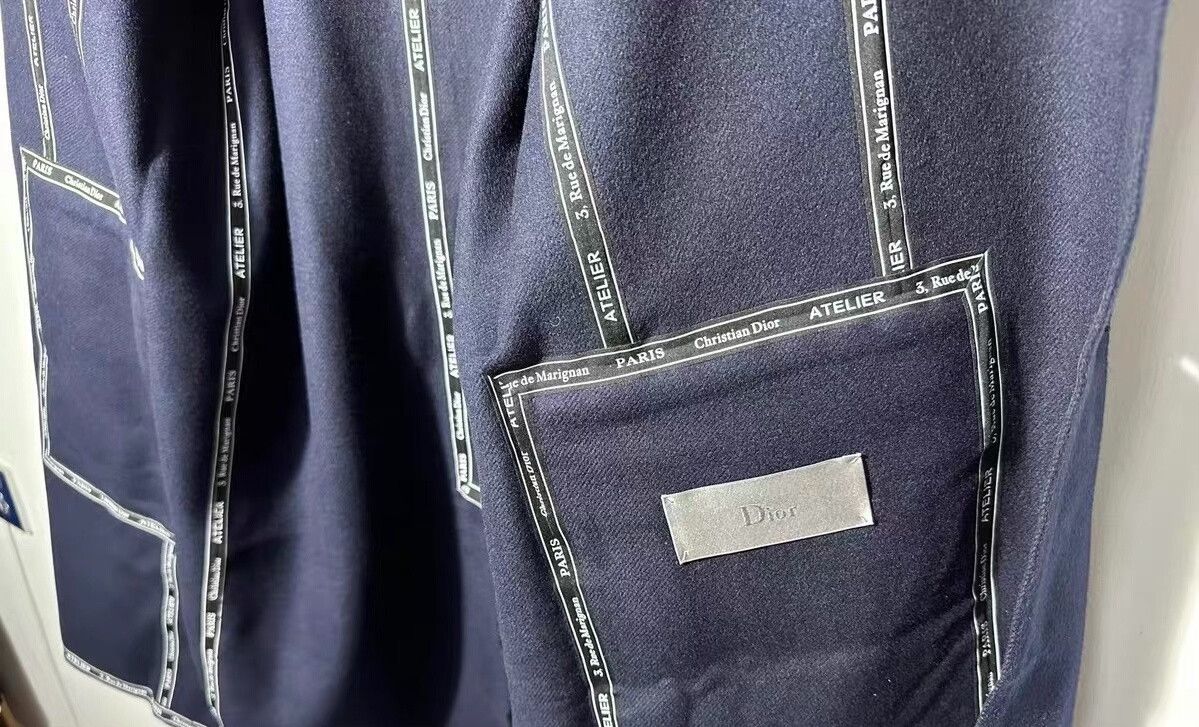 Dior Dior Cashmere Overcoat in Blue Size US L / EU 52-54 / 3 - 8 Thumbnail