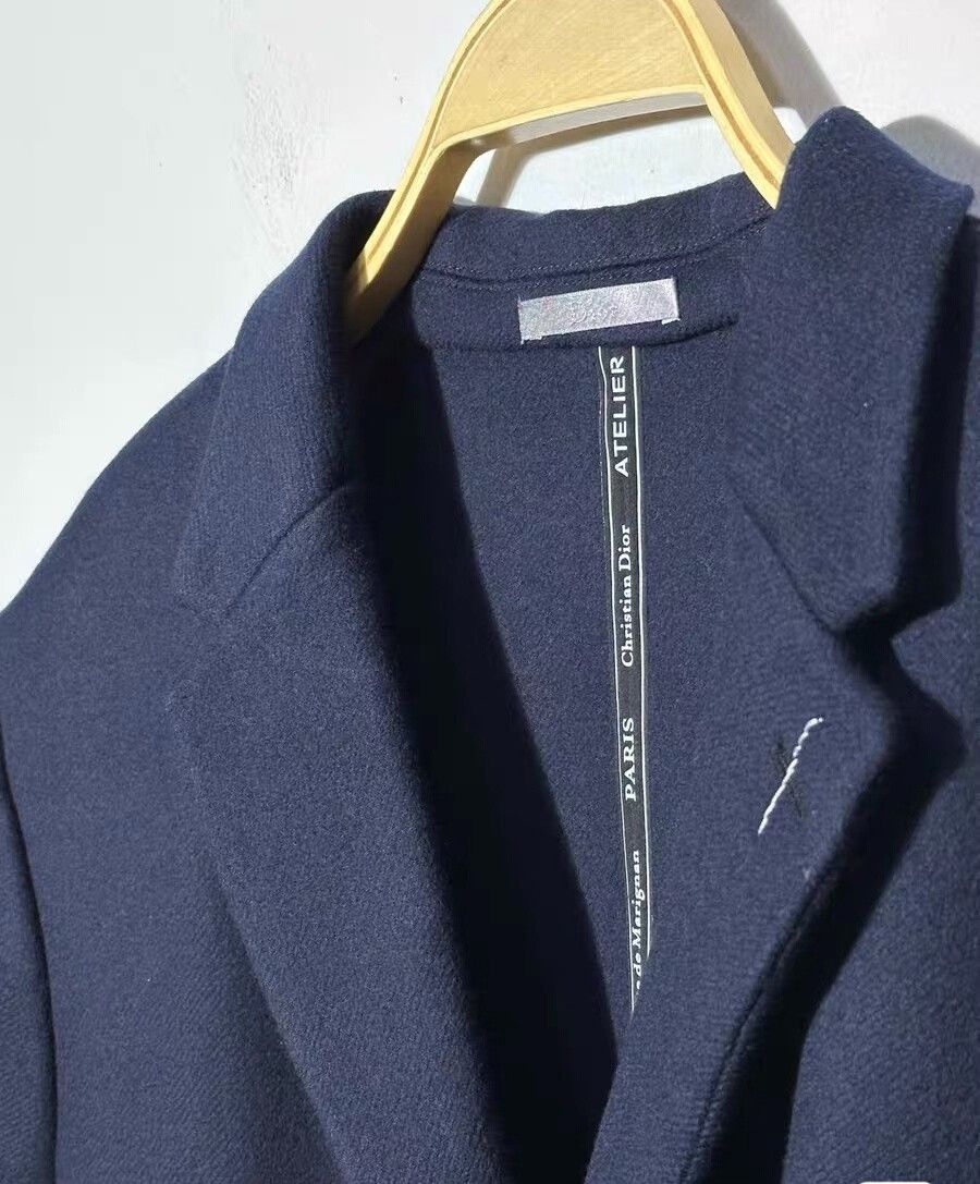 Dior Dior Cashmere Overcoat in Blue Size US L / EU 52-54 / 3 - 5 Thumbnail