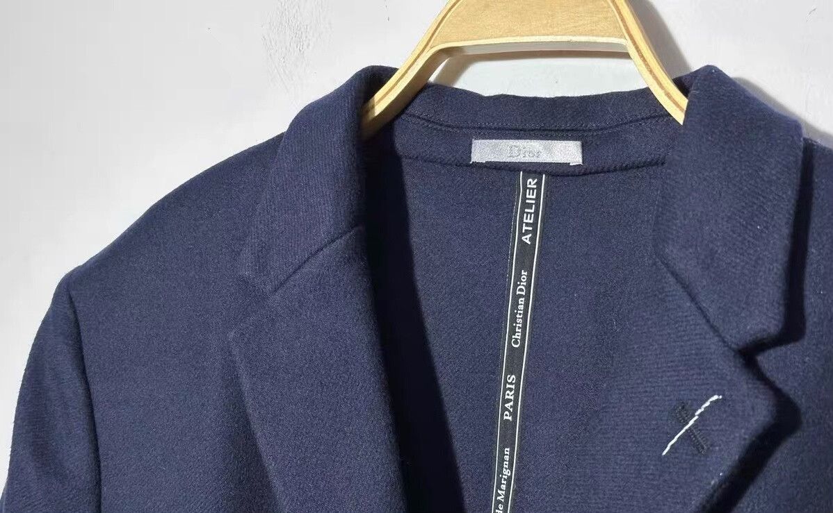 Dior Dior Cashmere Overcoat in Blue Size US L / EU 52-54 / 3 - 6 Thumbnail