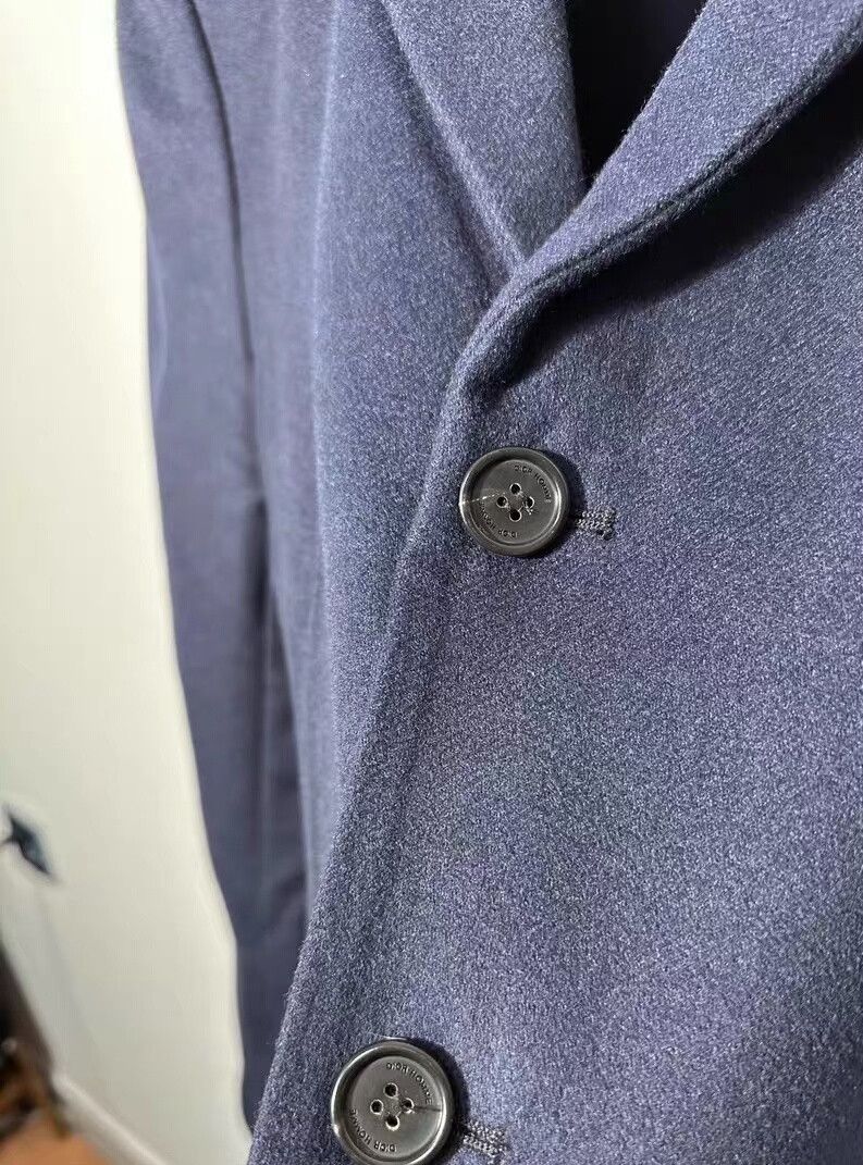 Dior Dior Cashmere Overcoat in Blue Size US L / EU 52-54 / 3 - 4 Thumbnail