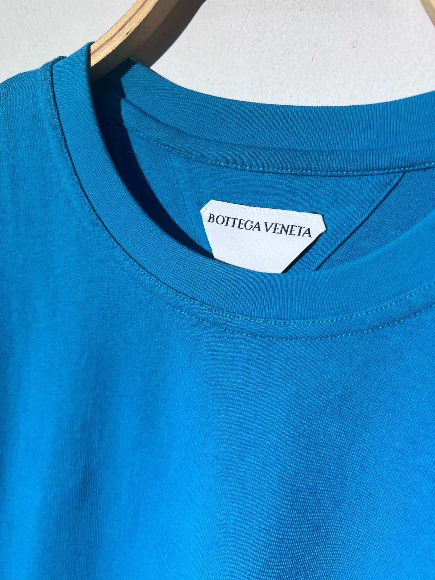 Bottega Veneta Bottega Veneta Men's T-Shirt in Blue Size US S / EU 44-46 / 1 - 5 Thumbnail