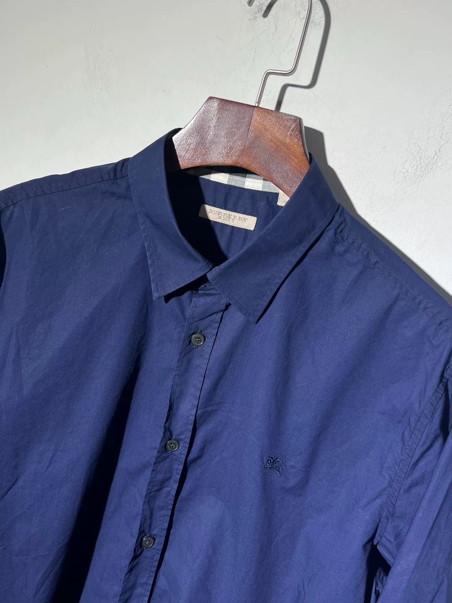 Burberry Burberry Classic Blue Business Shirt Size US XL / EU 56 / 4 - 8 Thumbnail