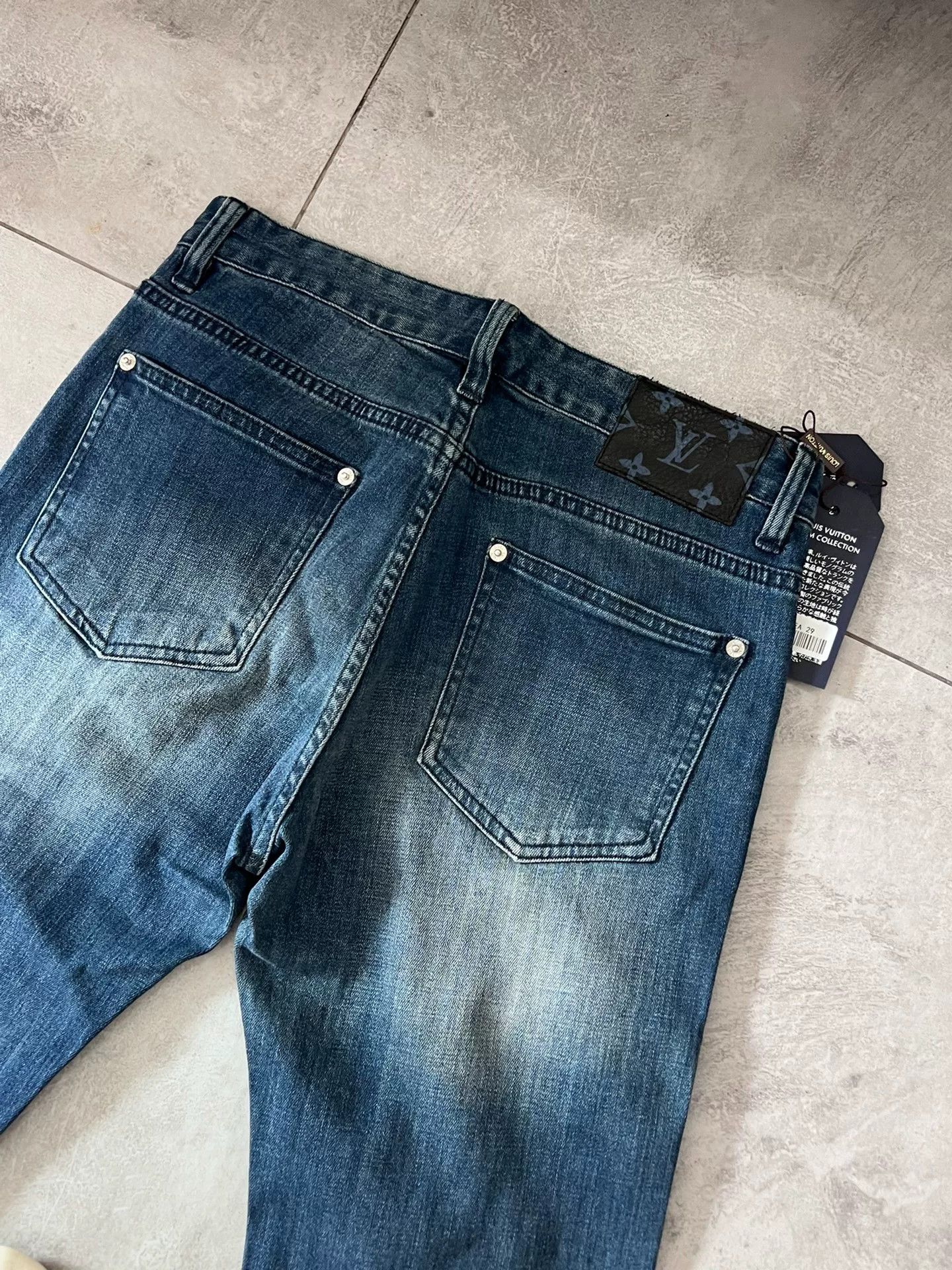 LVC Louis Vuitton Men's Denim Jeans Size US 29 - 3 Thumbnail