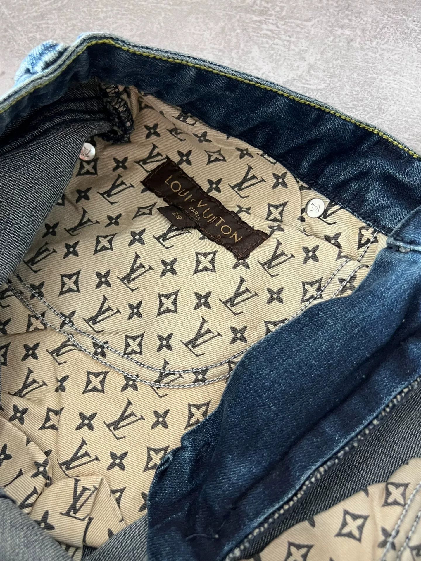 LVC Louis Vuitton Men's Denim Jeans Size US 29 - 7 Thumbnail