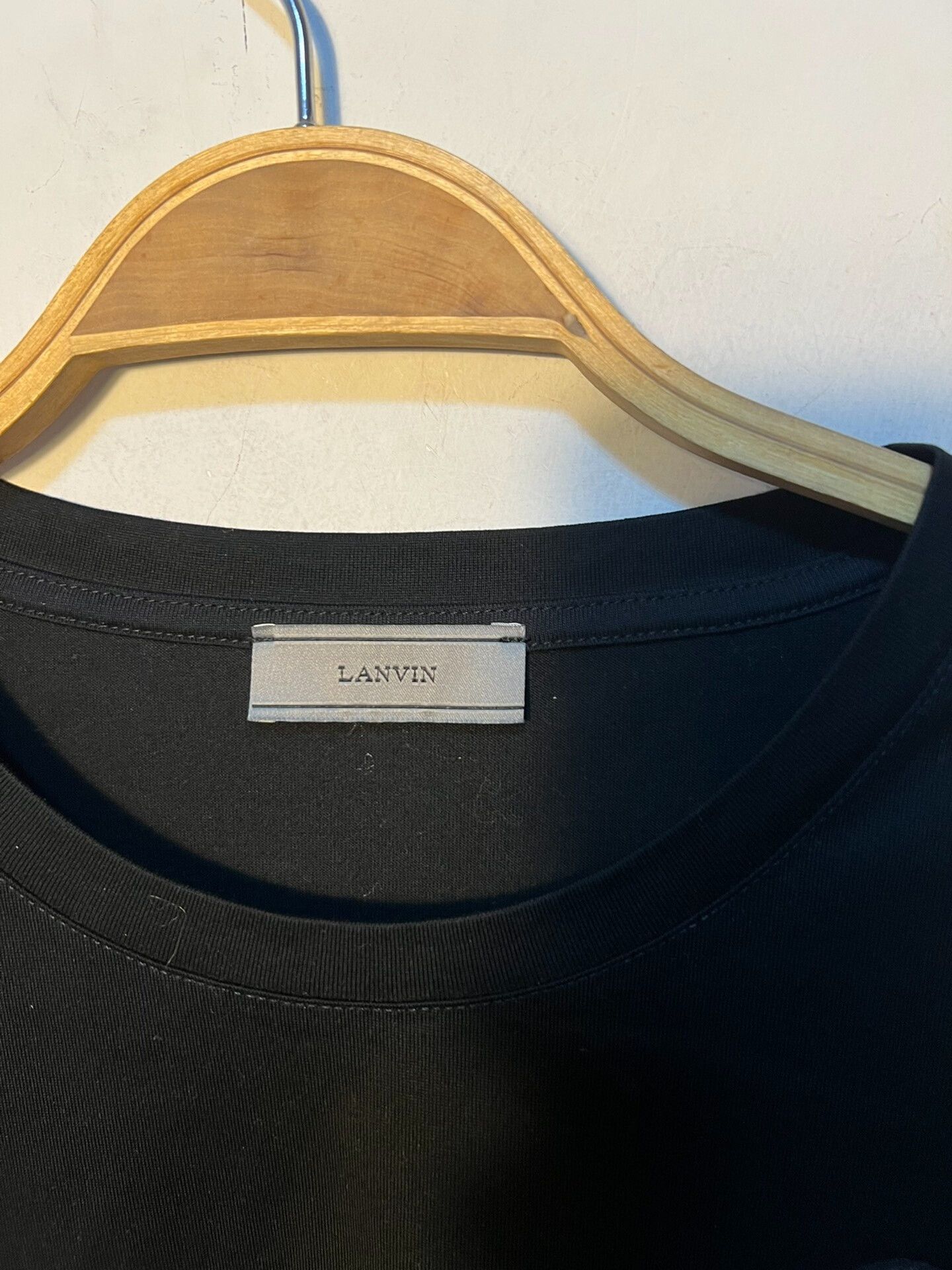 Lanvin LANVIN Men’s Classic Black T-Shirt Size US M / EU 48-50 / 2 - 4 Thumbnail