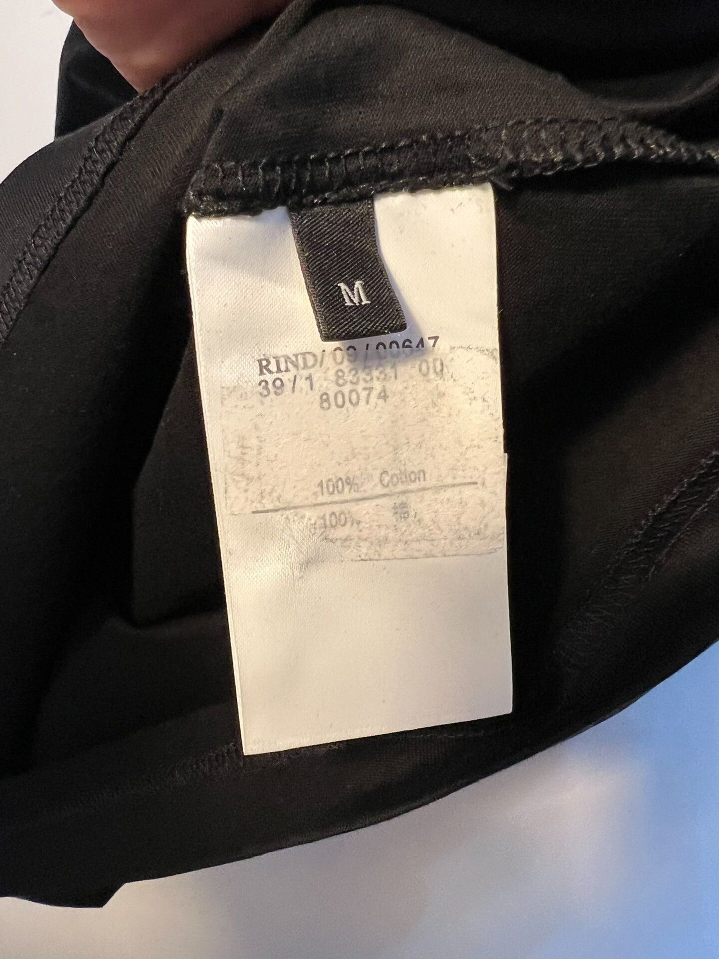 Lanvin LANVIN Men’s Classic Black T-Shirt Size US M / EU 48-50 / 2 - 5 Thumbnail