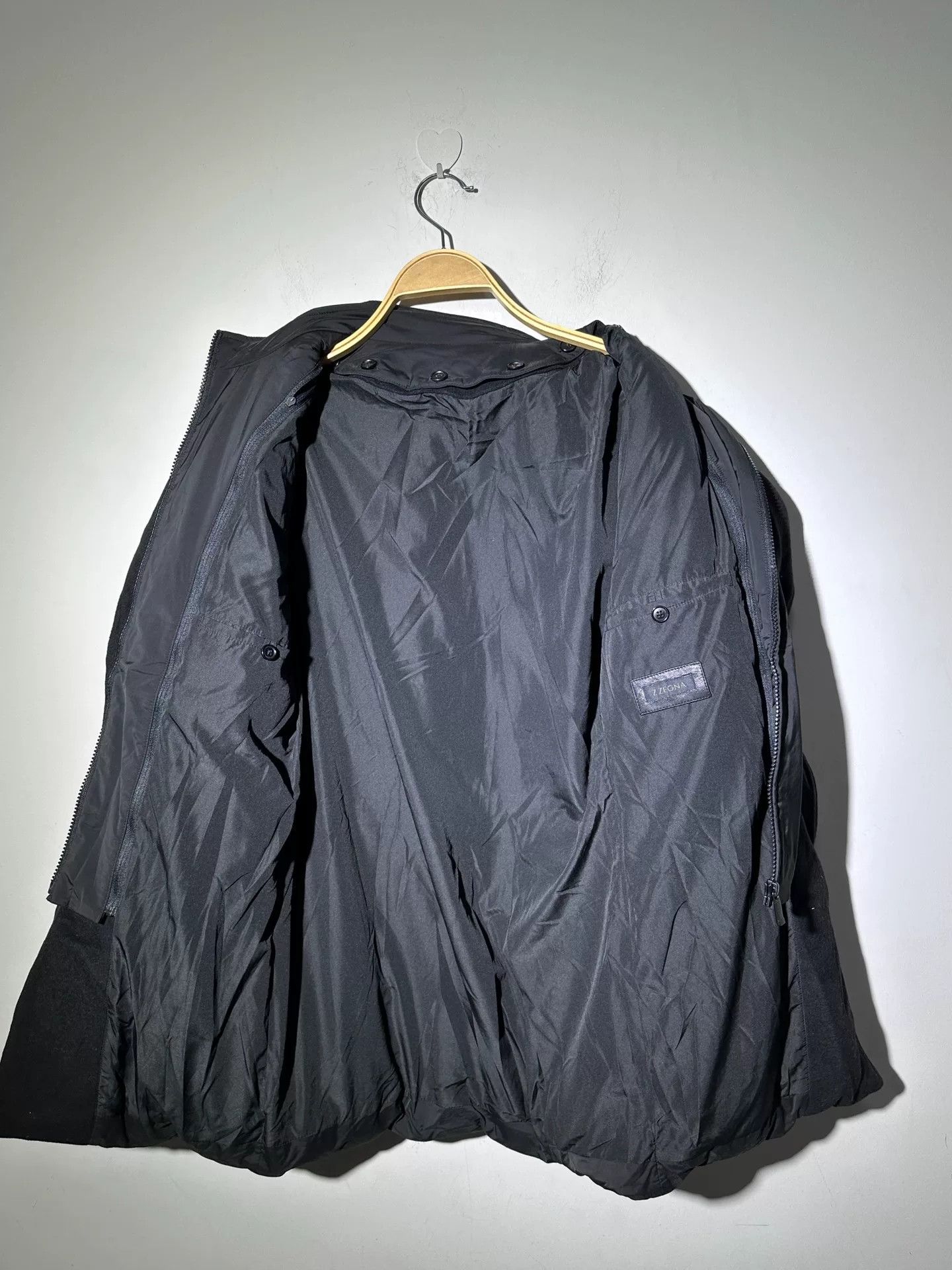 Ermenegildo Zegna Zegna Men's Puffer Jacket with Detachable Zip Size US M / EU 48-50 / 2 - 8 Thumbnail