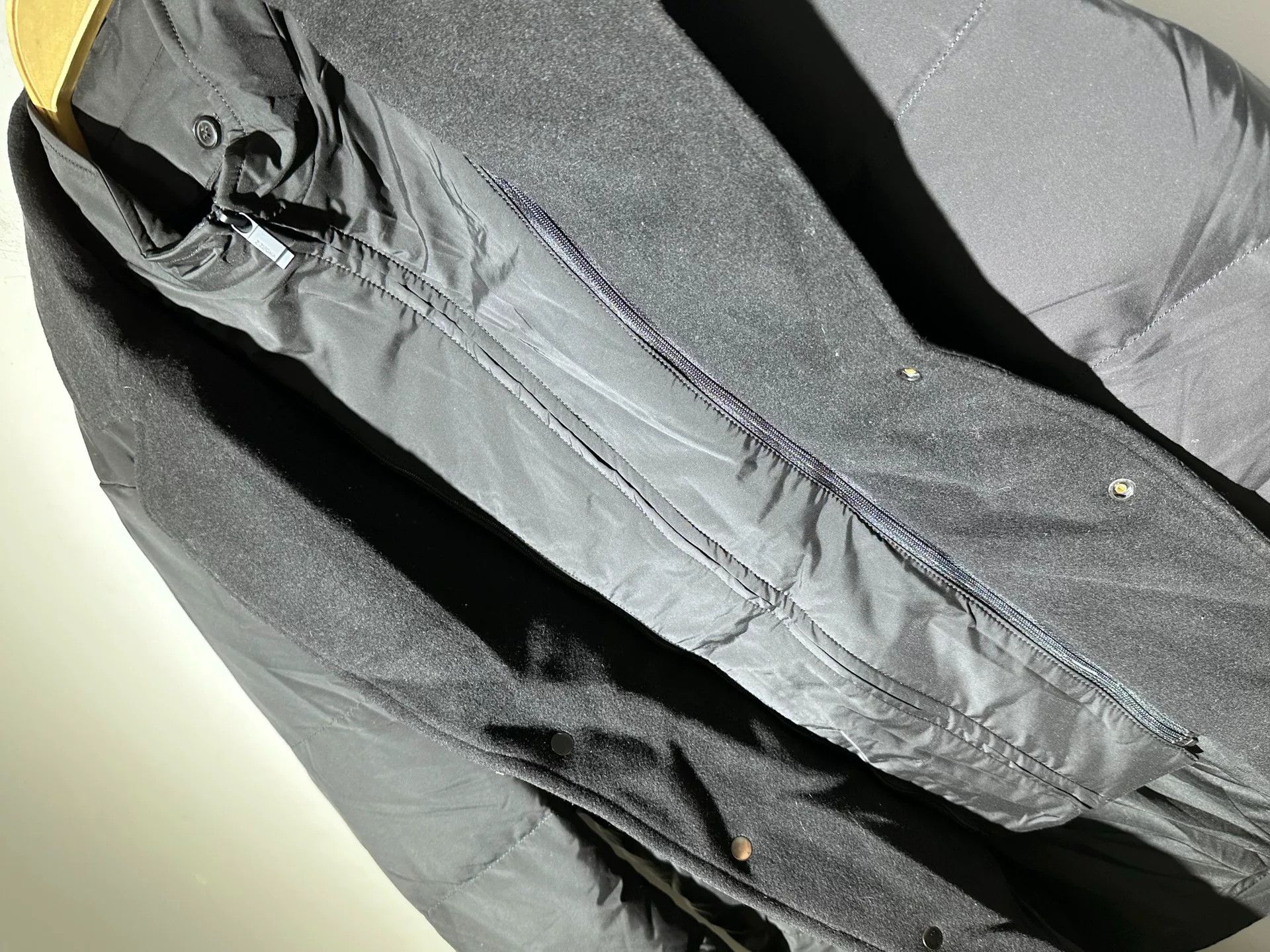 Ermenegildo Zegna Zegna Men's Puffer Jacket with Detachable Zip Size US M / EU 48-50 / 2 - 5 Thumbnail