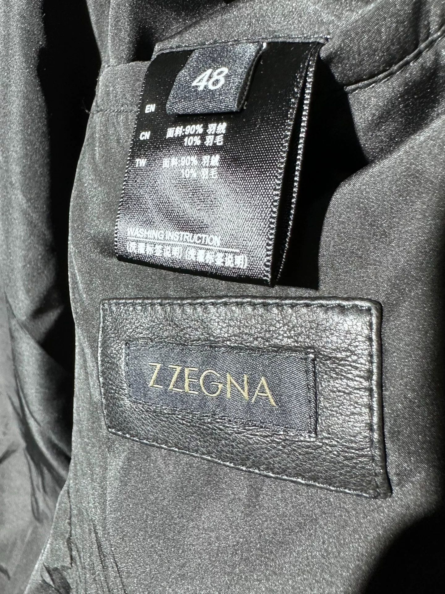 Ermenegildo Zegna Zegna Men's Puffer Jacket with Detachable Zip Size US M / EU 48-50 / 2 - 9 Thumbnail