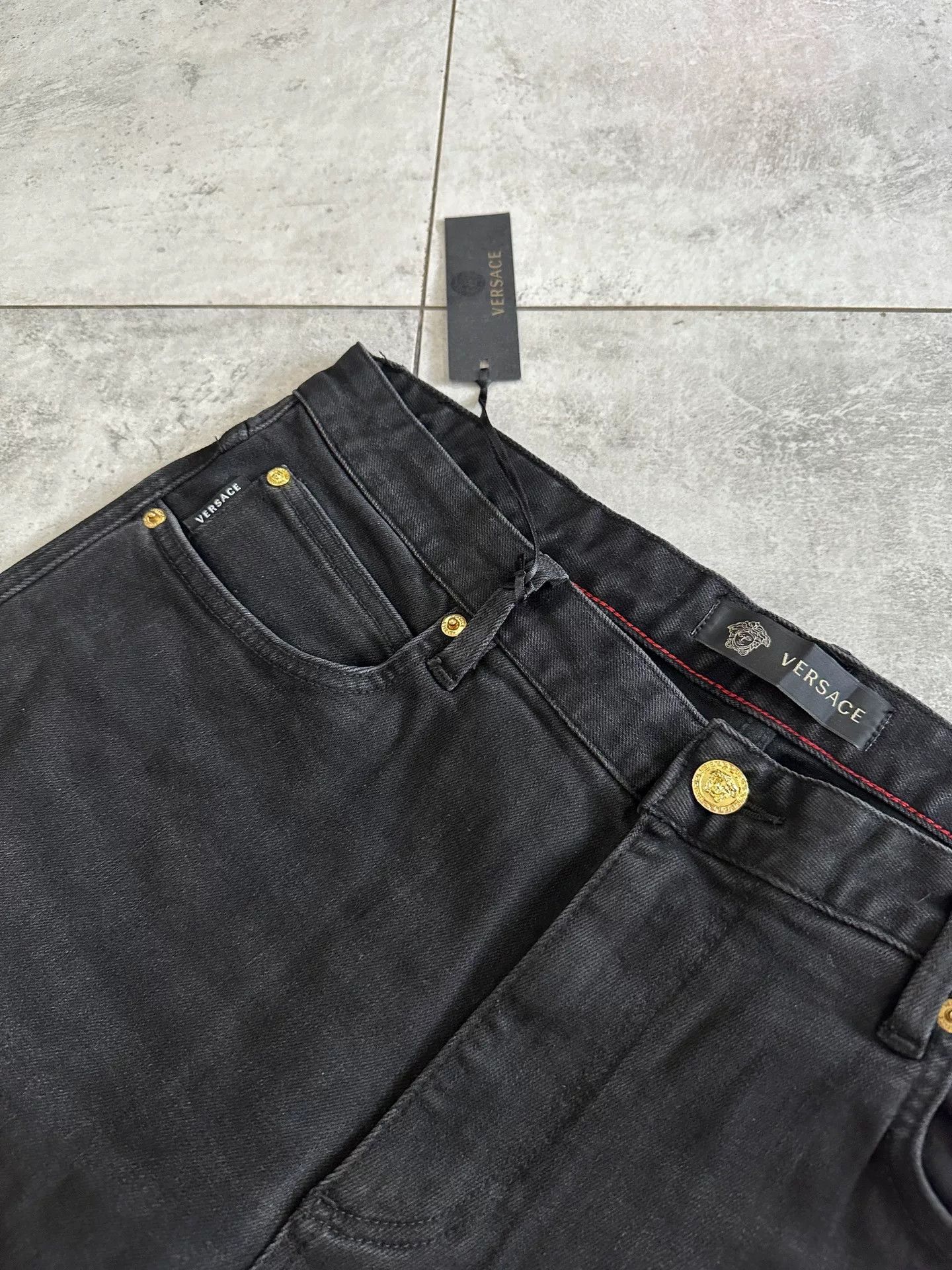 Versace Versace Black Casual Jeans for Men Size US 36 / EU 52 - 4 Thumbnail