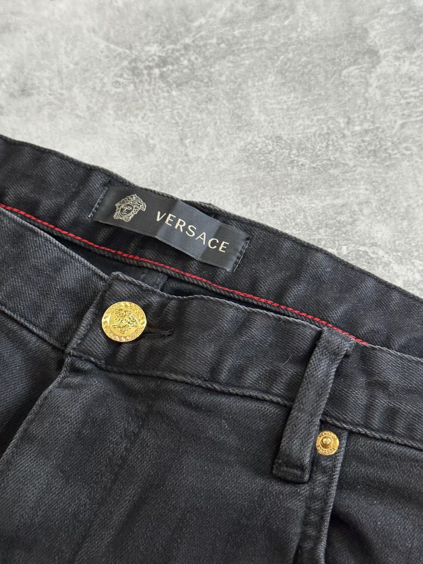 Versace Versace Black Casual Jeans for Men Size US 36 / EU 52 - 5 Thumbnail