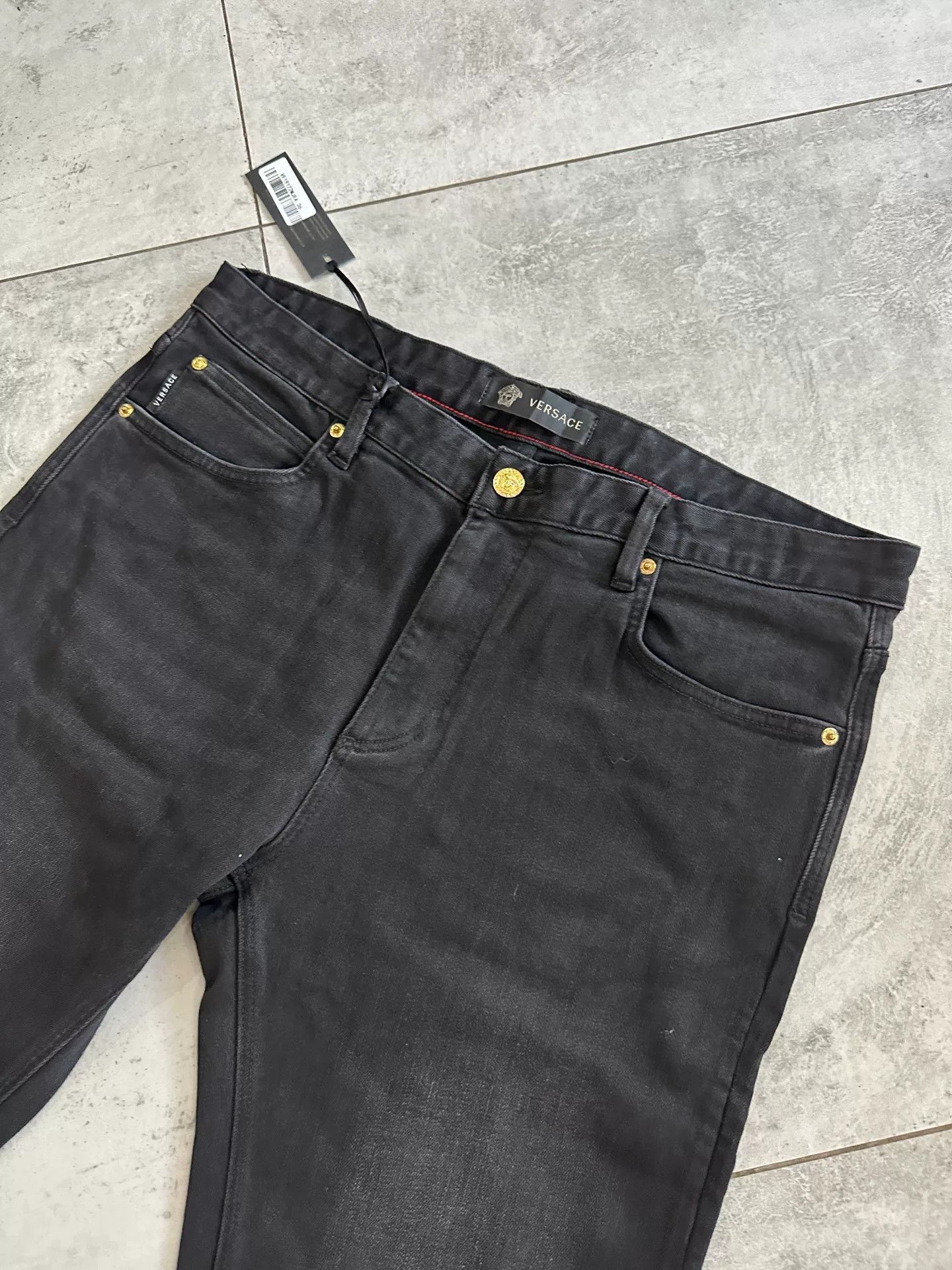 Versace Versace Black Casual Jeans for Men Size US 36 / EU 52 - 3 Thumbnail