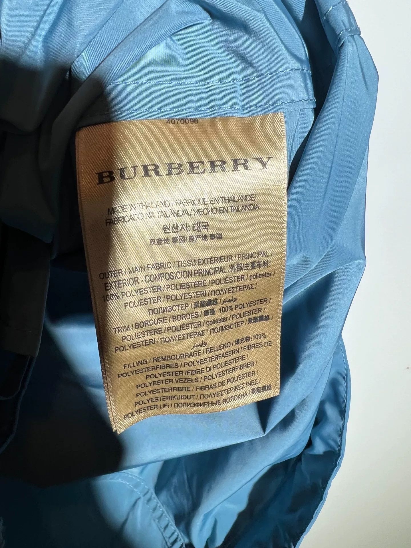 Burberry Burberry Men's Stylish Waterproof Jacket Size US S / EU 44-46 / 1 - 7 Thumbnail