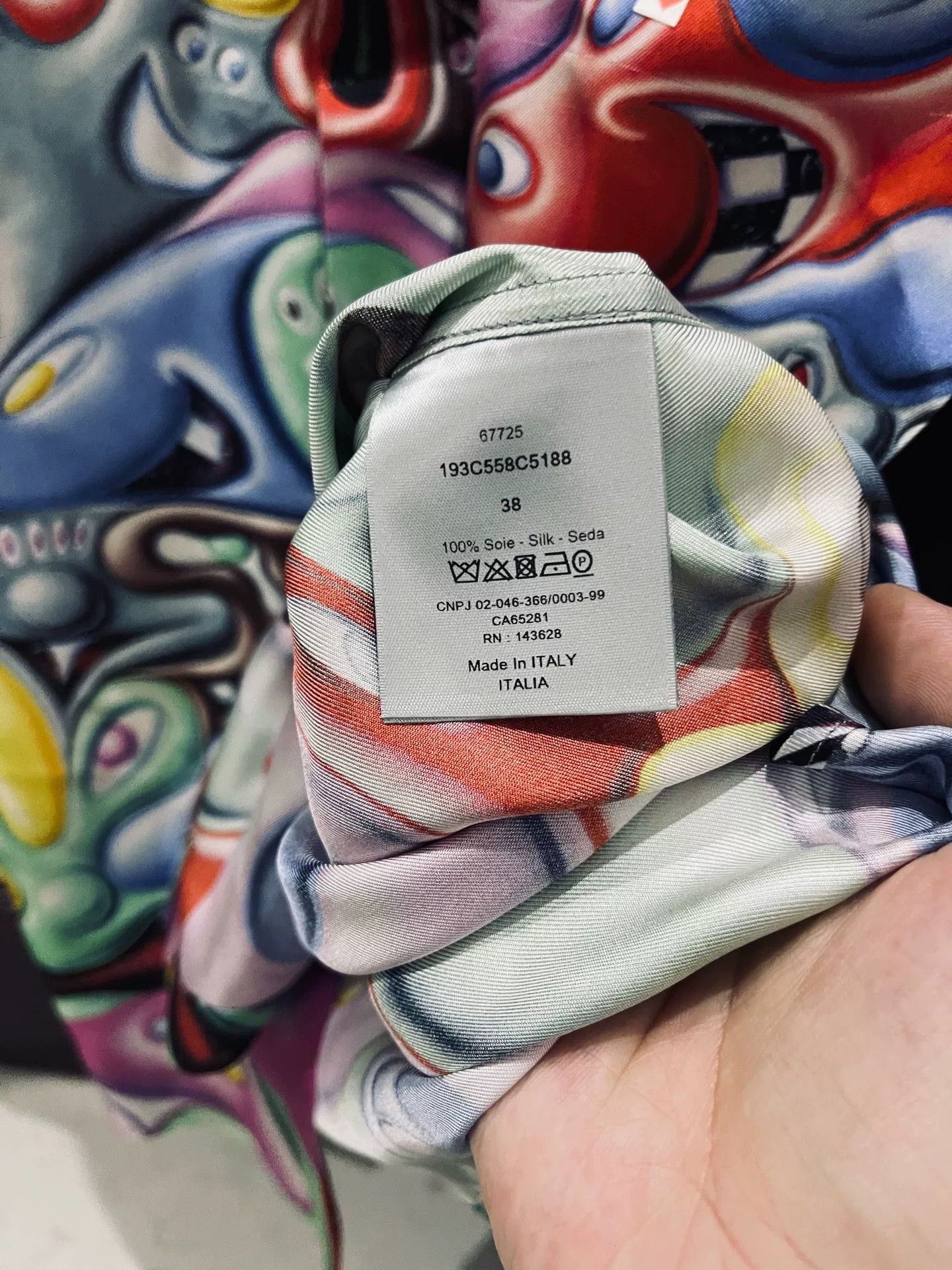Dior DIOR X Kenny Scharf Silk Shirt Size US M / EU 48-50 / 2 - 5 Thumbnail