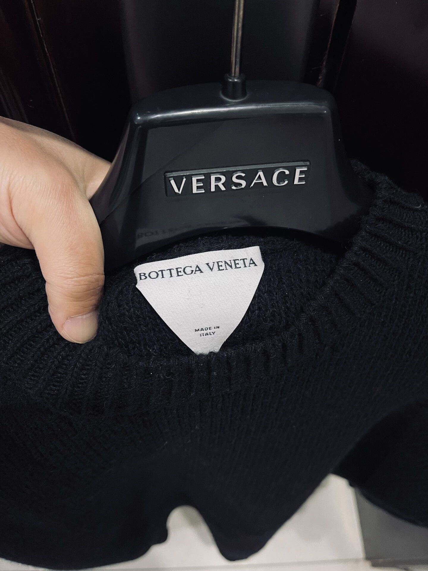 Bottega Veneta Bottega Veneta Black Wool Sweater Size XS / US 0-2 / IT 36-38 - 3 Thumbnail