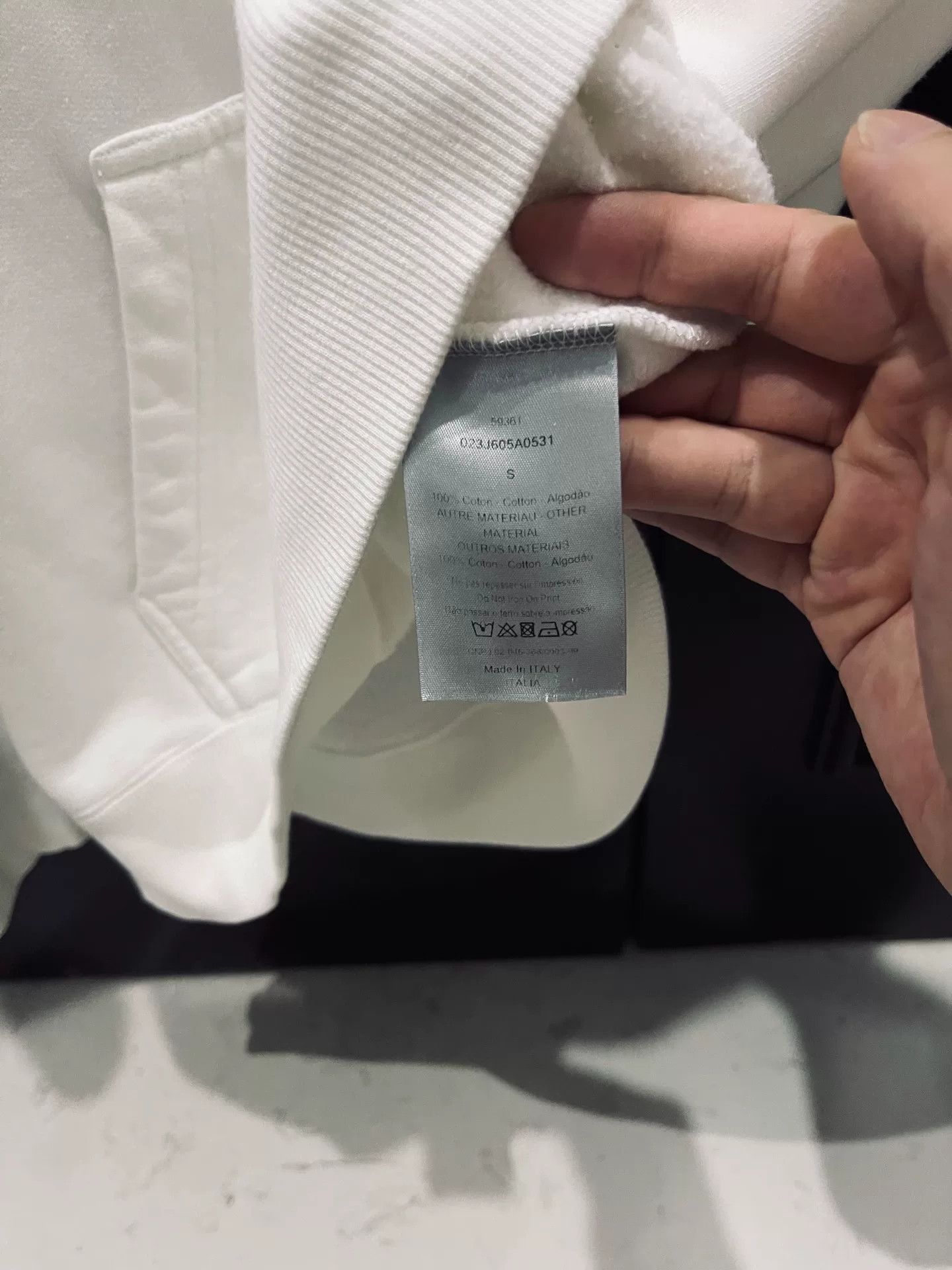 Dior Dior X Daniel Arsham White Hoodie Size US S / EU 44-46 / 1 - 4 Thumbnail