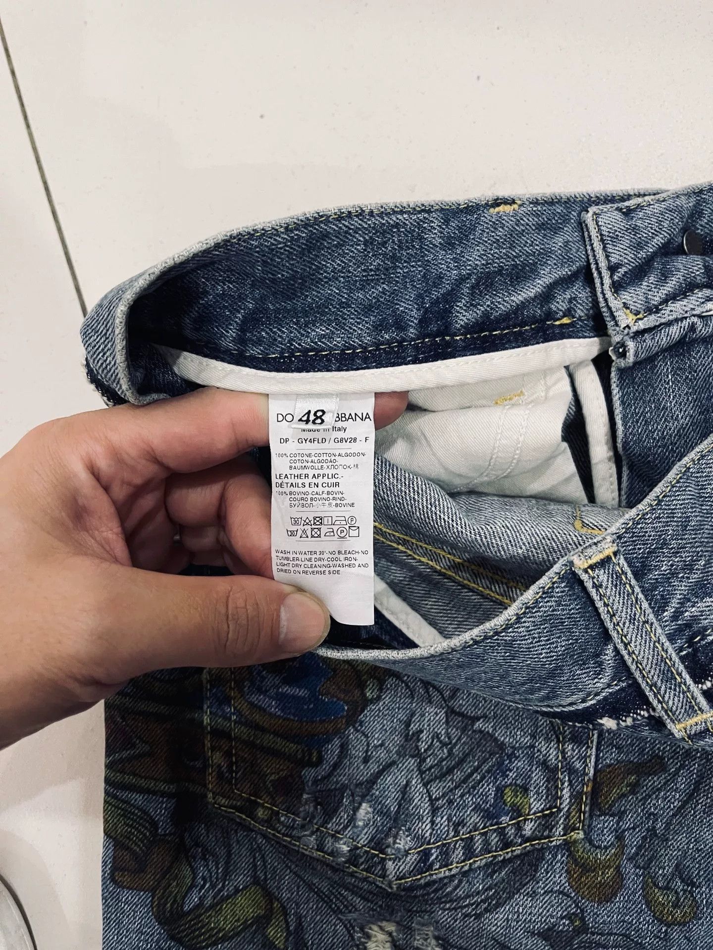 Dolce & Gabbana Dolce&Gabbana Designer Denim Jeans Size US 26 / EU 42 - 5 Thumbnail