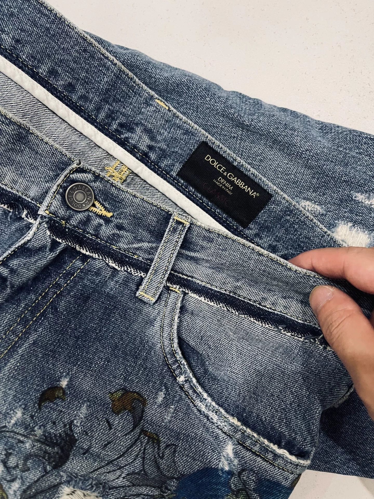 Dolce & Gabbana Dolce&Gabbana Designer Denim Jeans Size US 26 / EU 42 - 4 Thumbnail