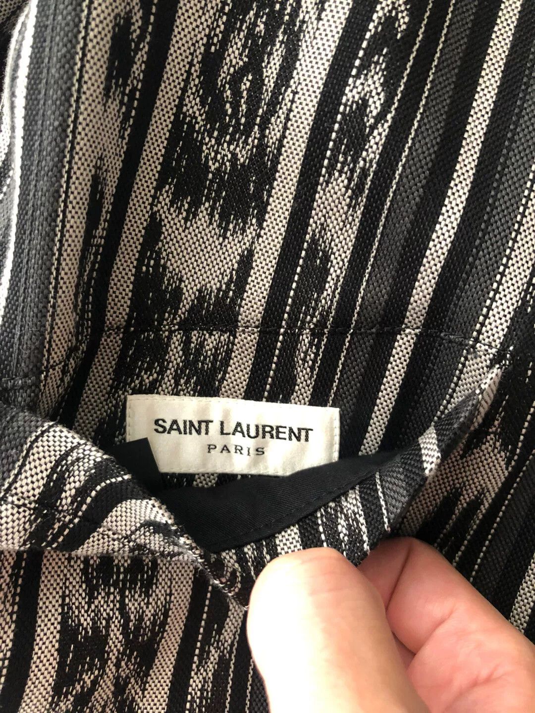 Saint Laurent Paris Saint Laurent Reversible Ikat Varsity Jacket Size US S / EU 44-46 / 1 - 9 Thumbnail
