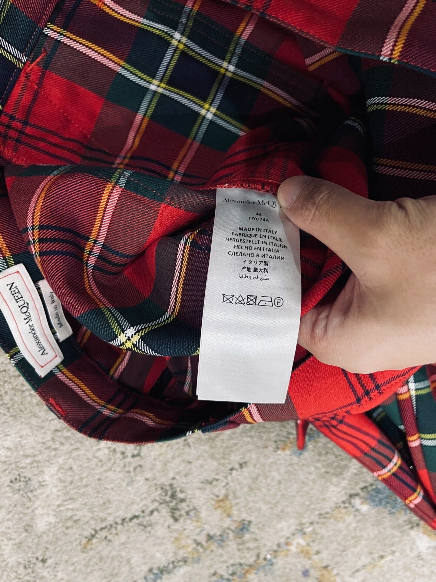 Alexander McQueen Alexander McQueen Plaid Multi-Zip Trousers Size US 30 / EU 46 - 4 Thumbnail