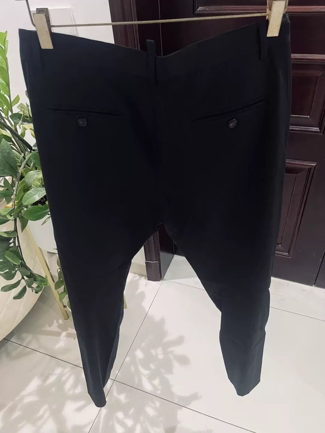 Dsquared2 Dsquared2 Multi-Zipper Wool and Leather Pants Size US 28 / EU 44 - 2 Thumbnail
