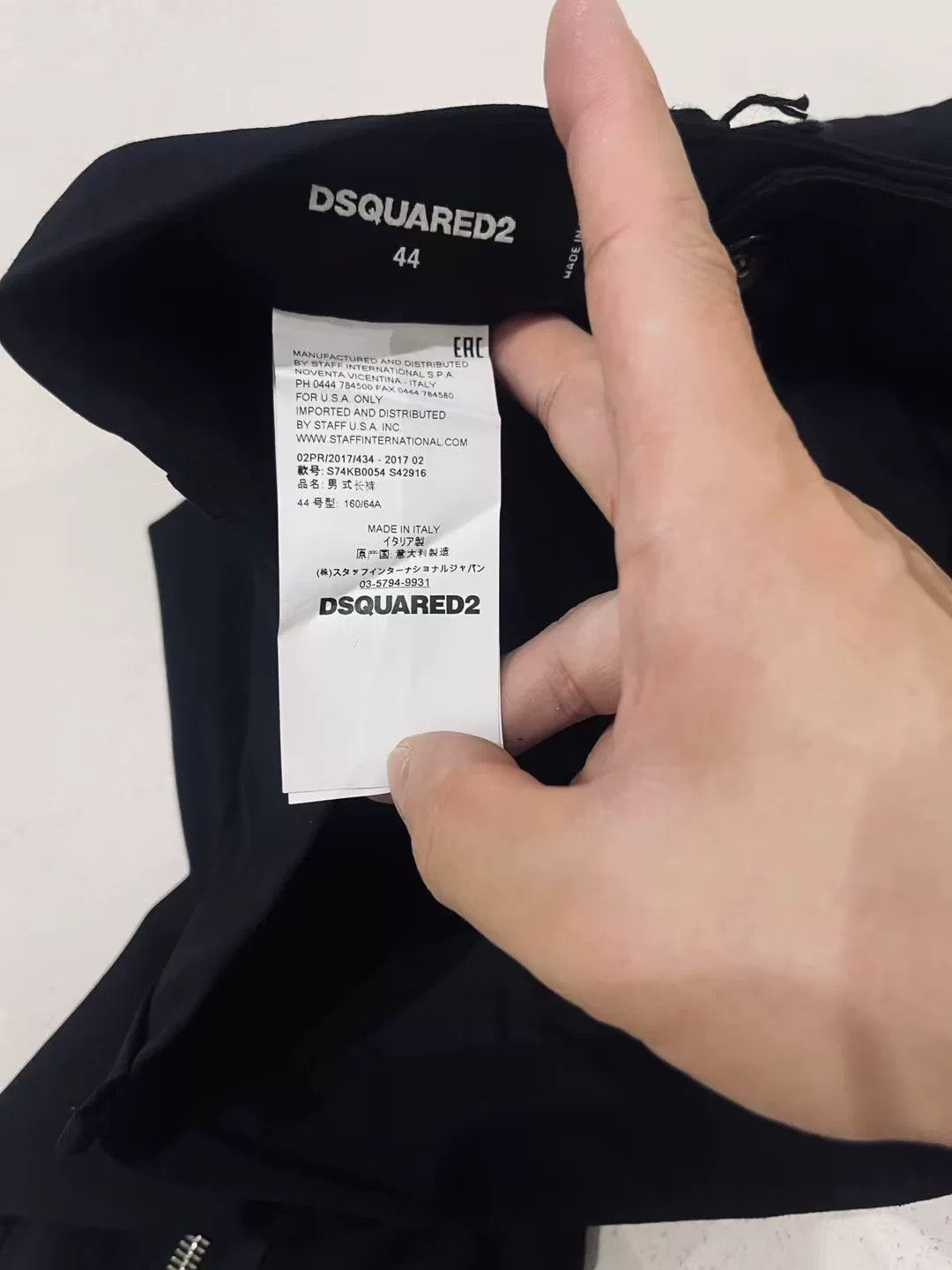 Dsquared2 Dsquared2 Multi-Zipper Wool and Leather Pants Size US 28 / EU 44 - 4 Thumbnail