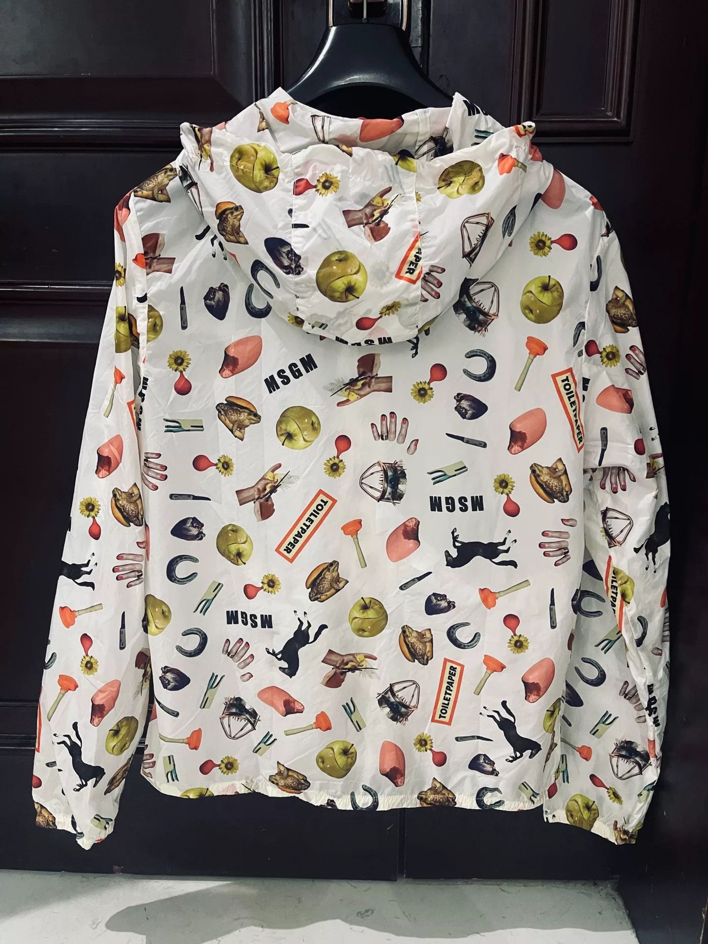 MSGM MSGM Printed Hooded Skin Jacket Size M / US 6-8 / IT 42-44 - 2 Thumbnail