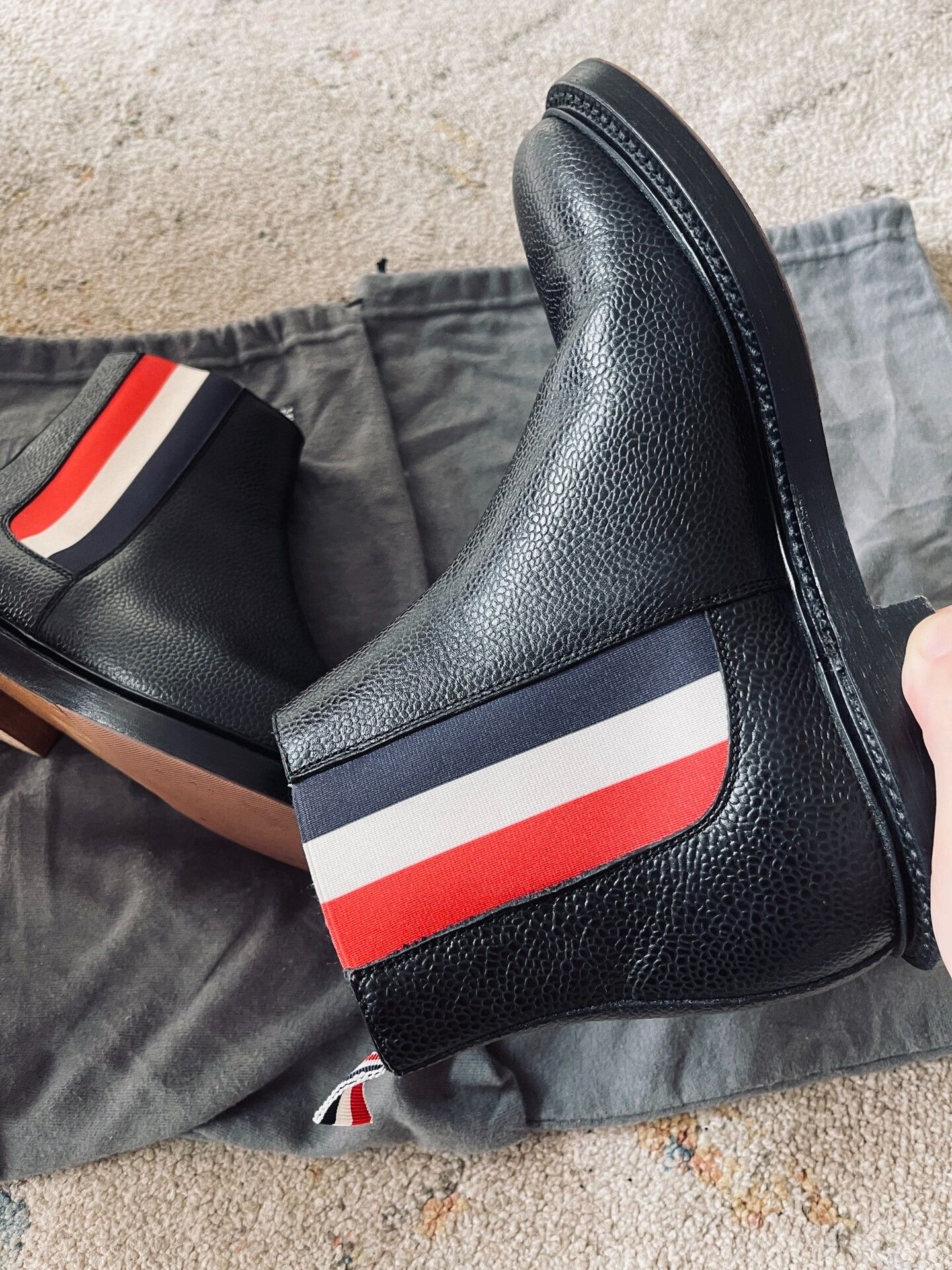 Thom Browne Thom Browne Chelsea Boots Classic Design Size US 6 / EU 39 - 3 Thumbnail