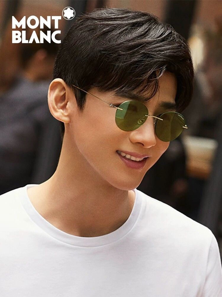 Montblanc Montblanc Circular Ultra-Light Sunglasses Size ONE SIZE - 9 Thumbnail