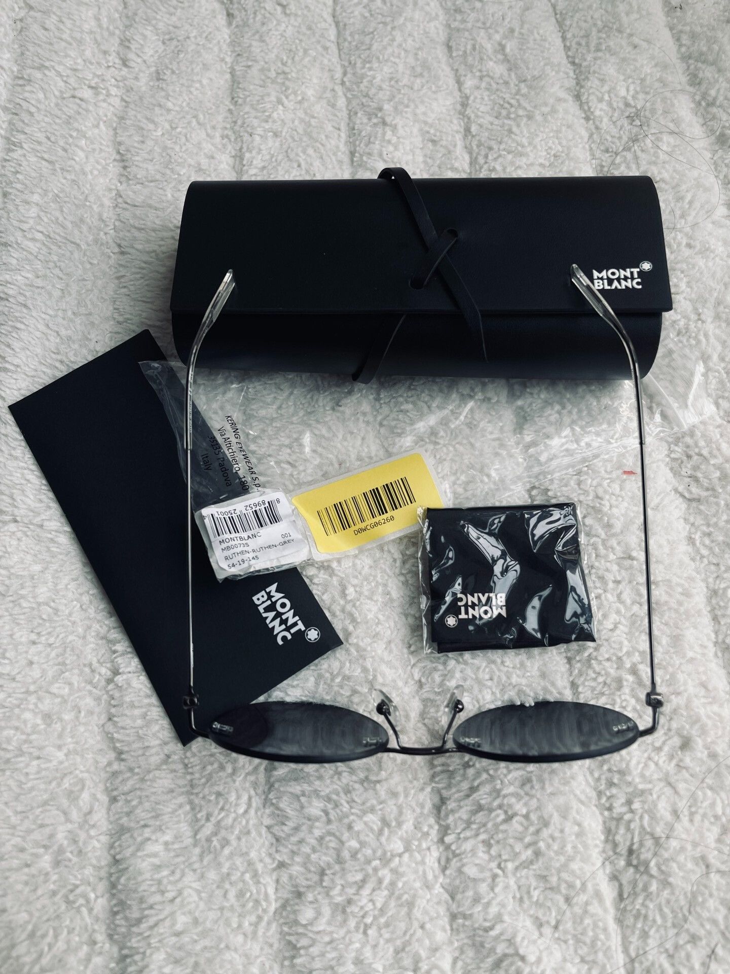 Montblanc Montblanc Circular Ultra-Light Sunglasses Size ONE SIZE - 3 Thumbnail