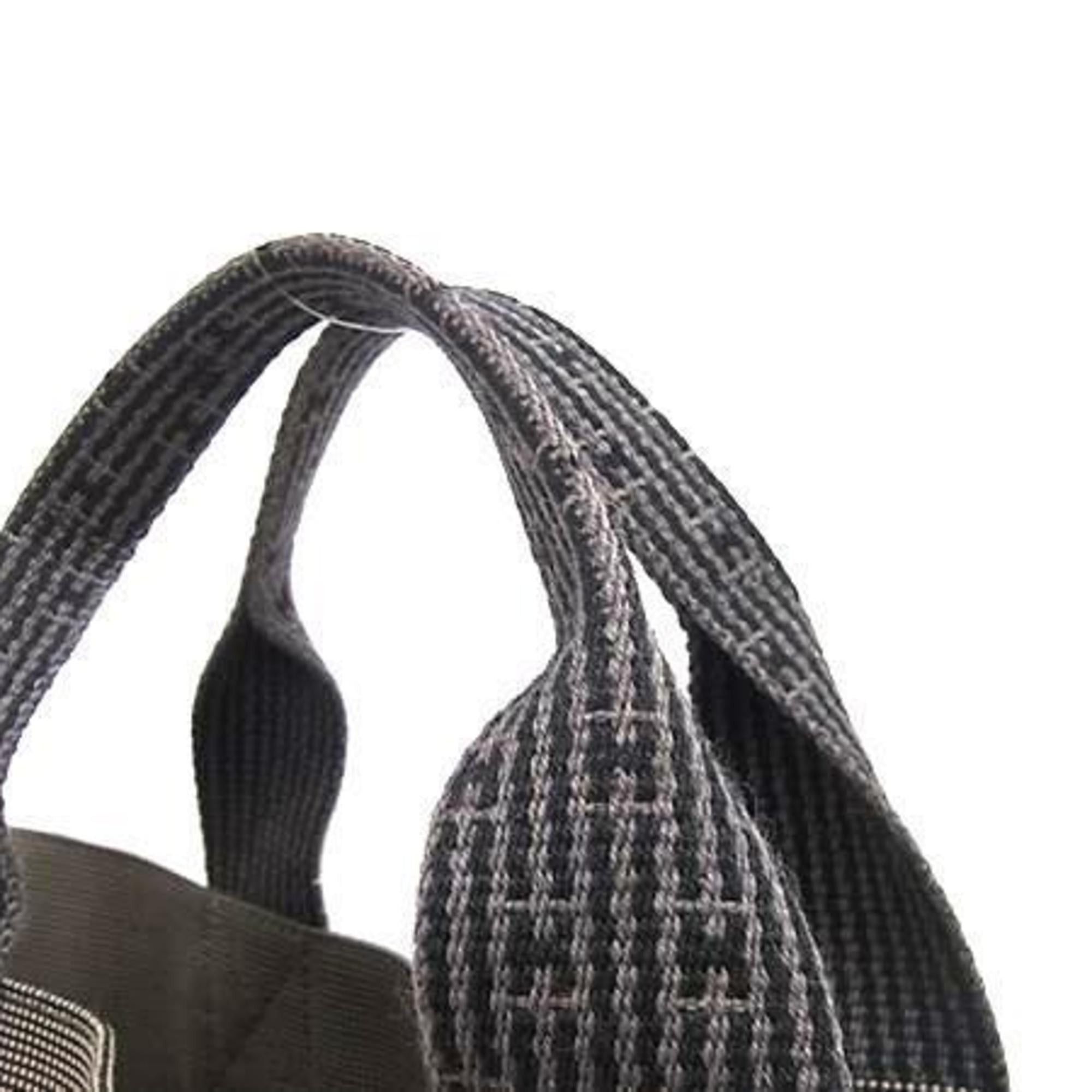Hermes HERMES Hermès Air Line Tote MM Gray Canvas Bag for Men and Women Size ONE SIZE - 3 Thumbnail