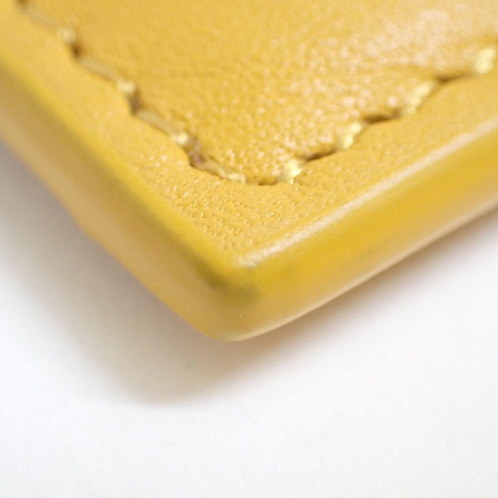 Loewe LOEWE Business Card Case CLE0322X01 Yellow Calfskin for Men and Women Size ONE SIZE - 4 Thumbnail