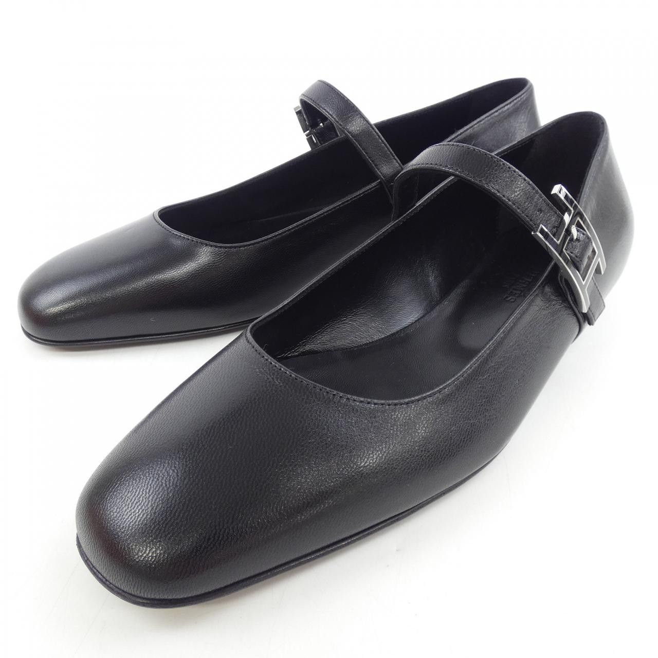 Hermes Hermes Hermès Jane Apibuckle Chevre Flat Shoes 36.5 Leather Shoes DUTY FREE for USA Size ONE SIZE - 3 Thumbnail