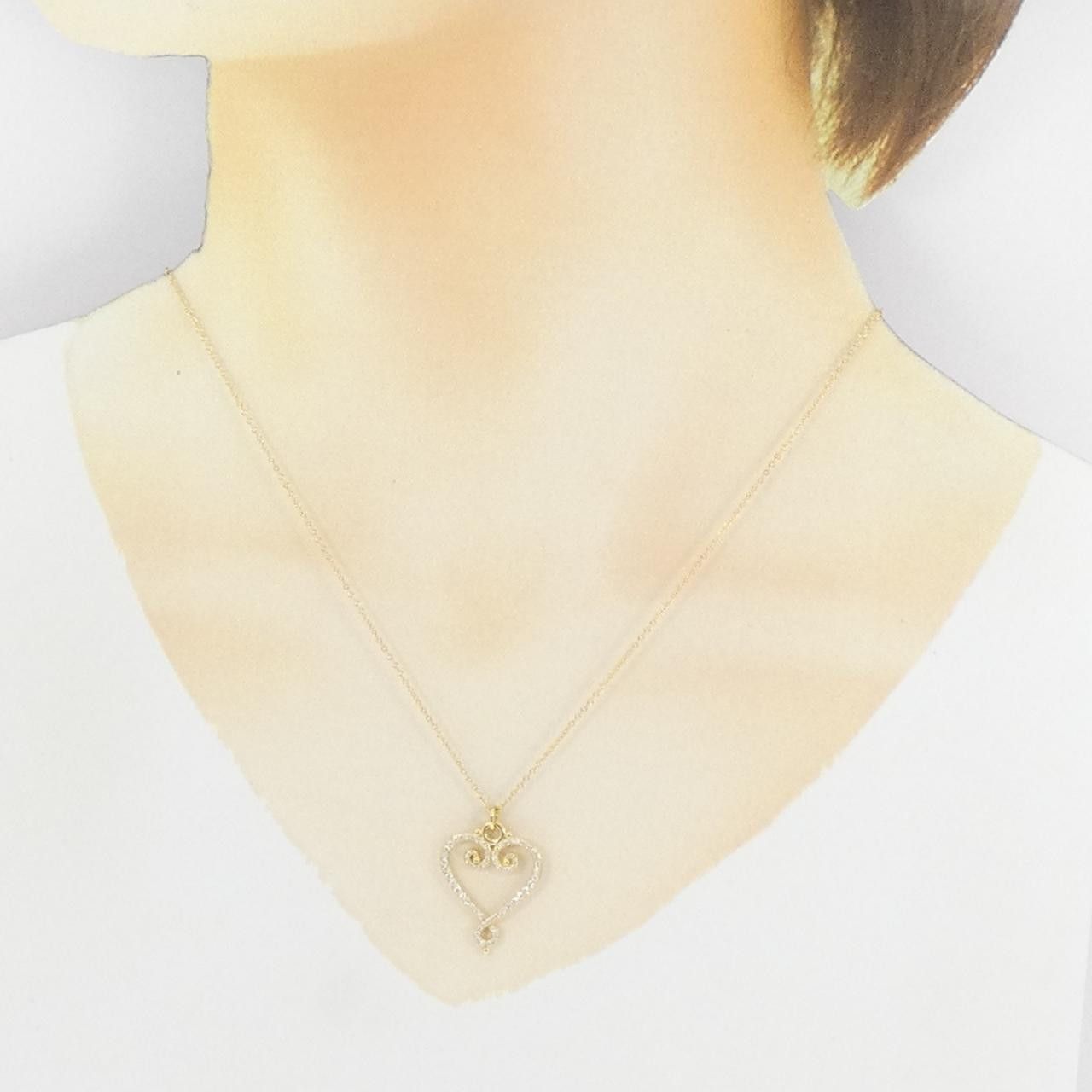 Tiffany & Co. Tiffany & Co. Tiffany & Co. Goldoni Heart Au750 Necklace Precious Metal Necklace DUTY FREE for USA Size ONE SIZE - 6 Thumbnail