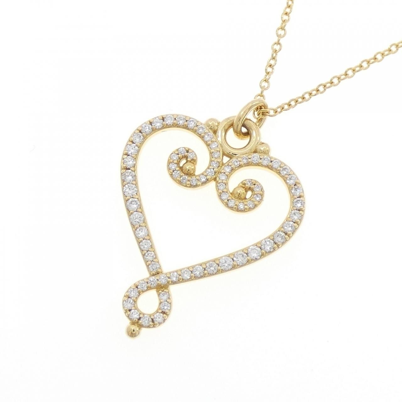 Tiffany & Co. Tiffany & Co. Tiffany & Co. Goldoni Heart Au750 Necklace Precious Metal Necklace DUTY FREE for USA Size ONE SIZE - 3 Thumbnail