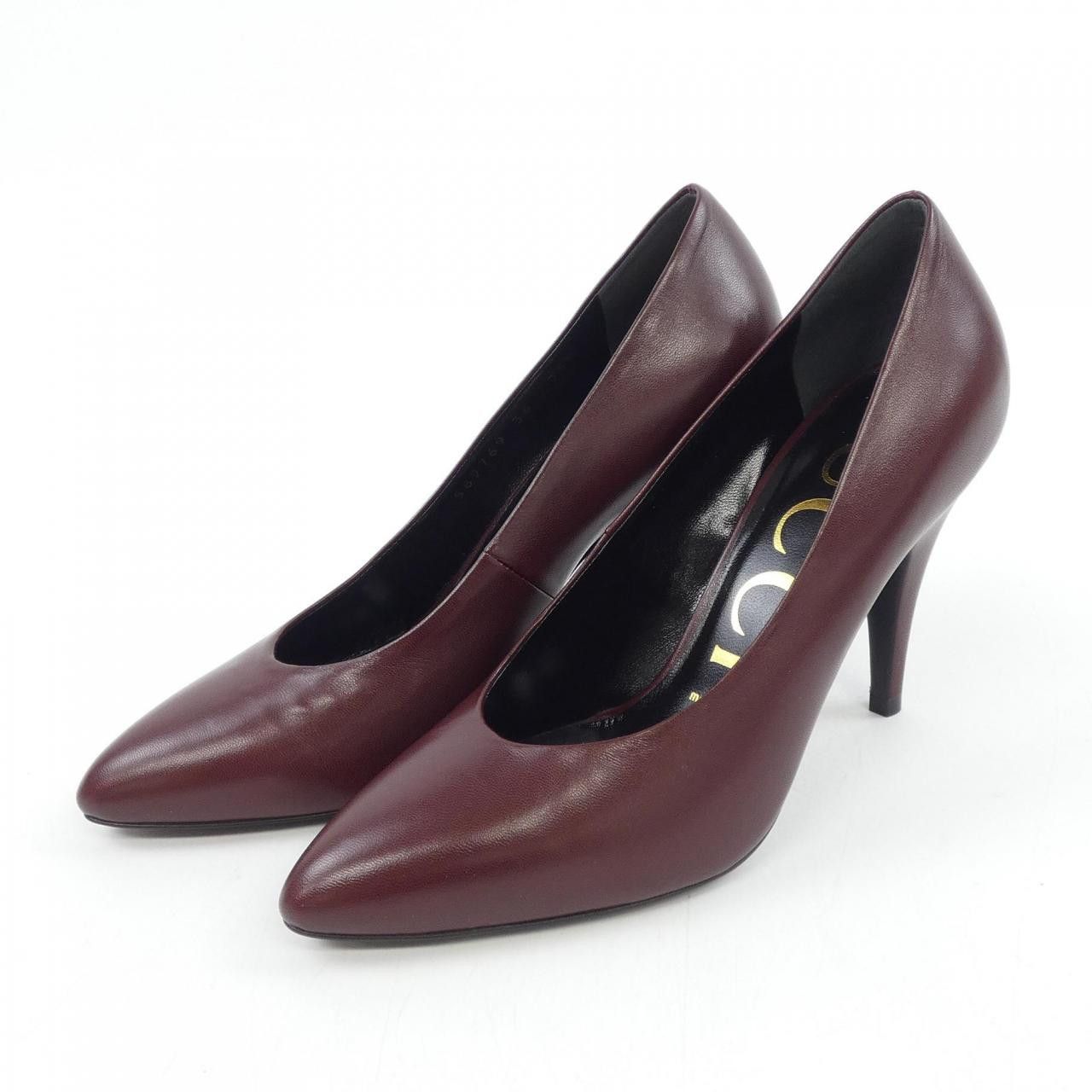 Gucci Gucci Gucci 589769 C9D00 Pumps Leather Shoes 589769 C9D00 DUTY FREE for USA Size ONE SIZE - 3 Thumbnail
