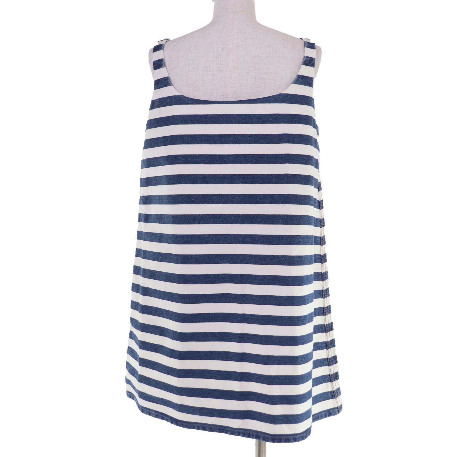 Prada Prada Prada Triangle Logo Organic Cotton Denim One Piece Top Textile Tops DUTY FREE for USA Size ONE SIZE - 3 Thumbnail