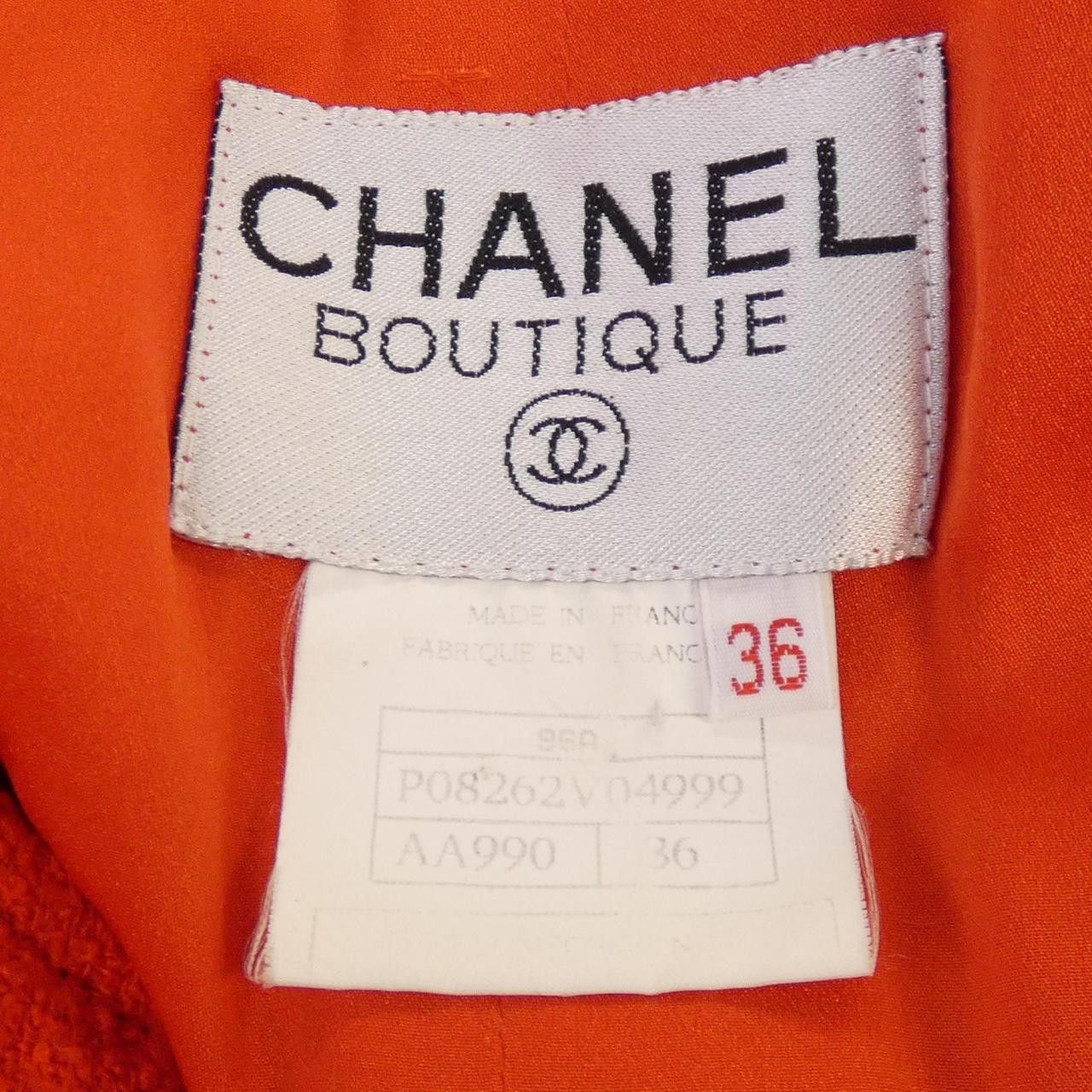 Chanel Chanel Chanel Collarless Jacket Textile Outerwear P08262V04999 96A DUTY FREE for USA Size ONE SIZE - 4 Thumbnail