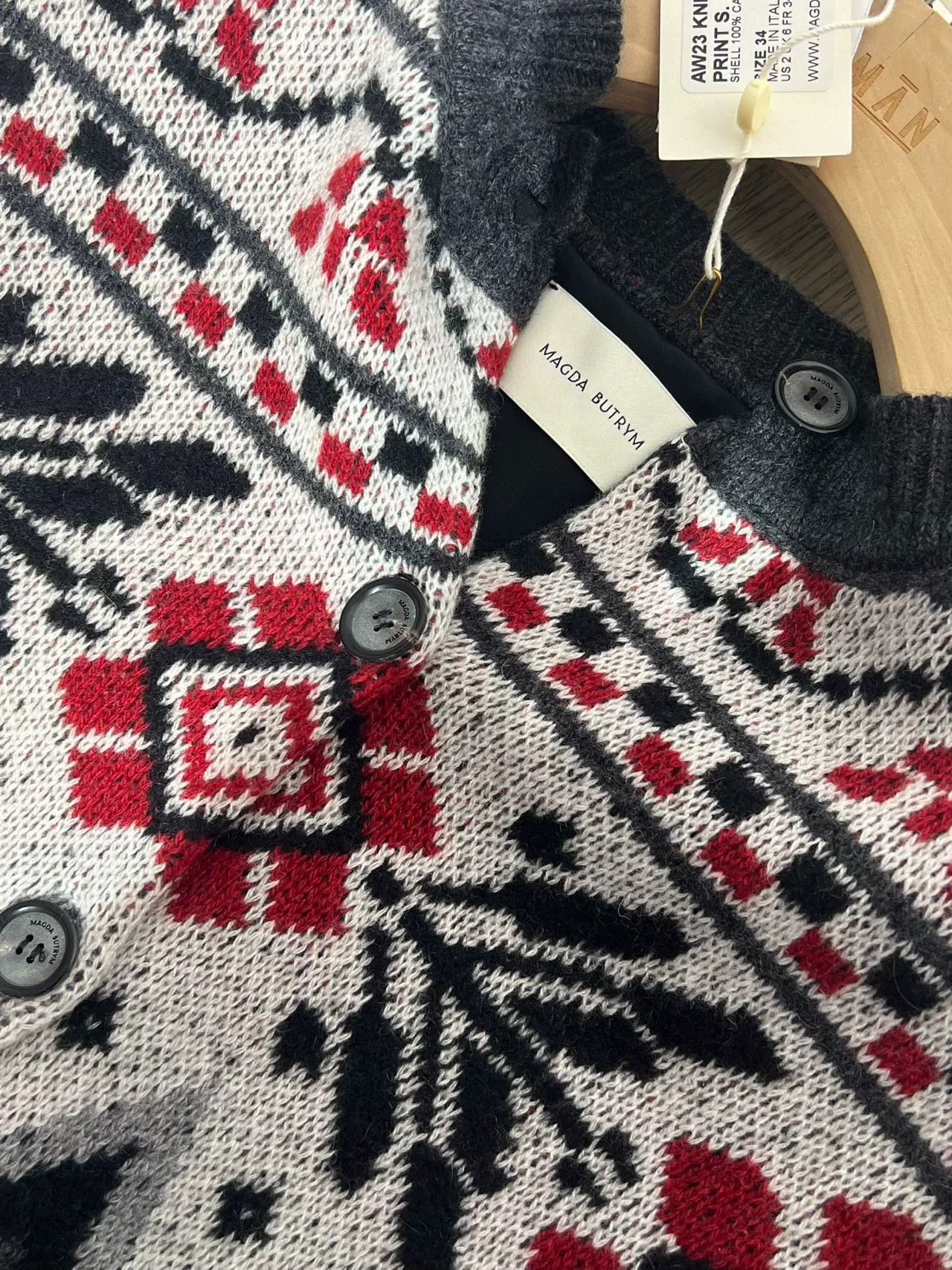 Magda Butrym Vintage Style Sweater by Magda Butrym Size XXS / US 00 / IT 34 - 8 Thumbnail