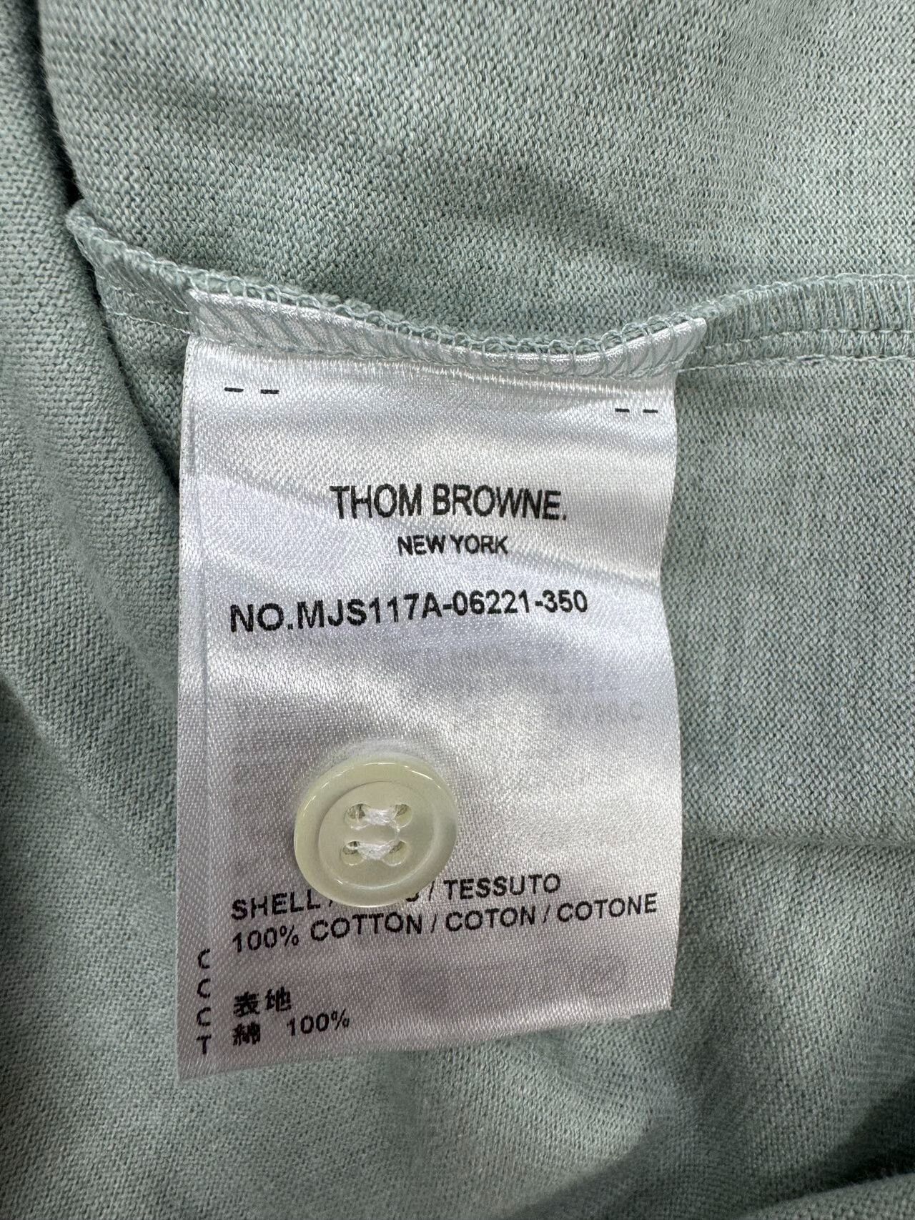 Thom Browne Thom Browne Long Sleeve T-Shirt Green Size US S / EU 44-46 / 1 - 8 Thumbnail